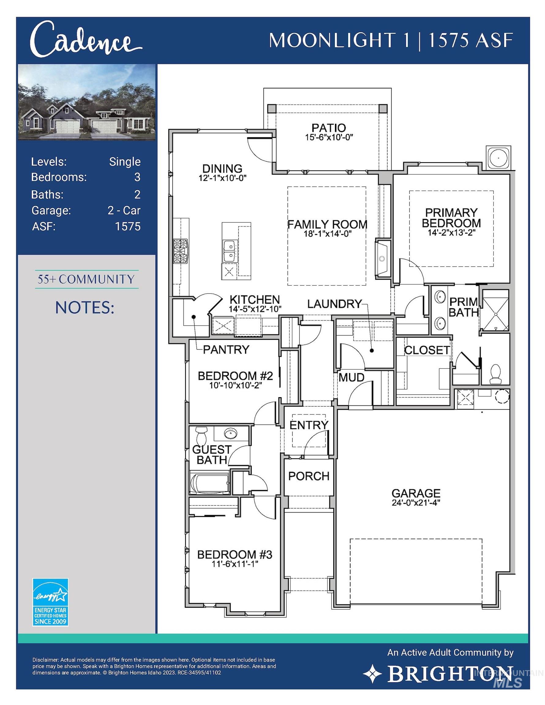 3710 W Silver River Ln, Meridian, Idaho 83646, 3 Bedrooms, 2 Bathrooms, Residential For Sale, Price $559,900, 98977954