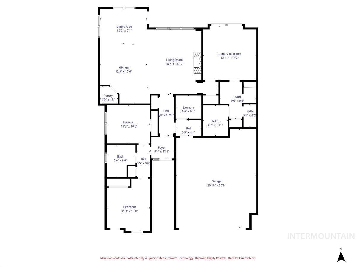 3710 W Silver River Ln, Meridian, Idaho 83646, 3 Bedrooms, 2 Bathrooms, Residential For Sale, Price $554,900,MLS 98977954