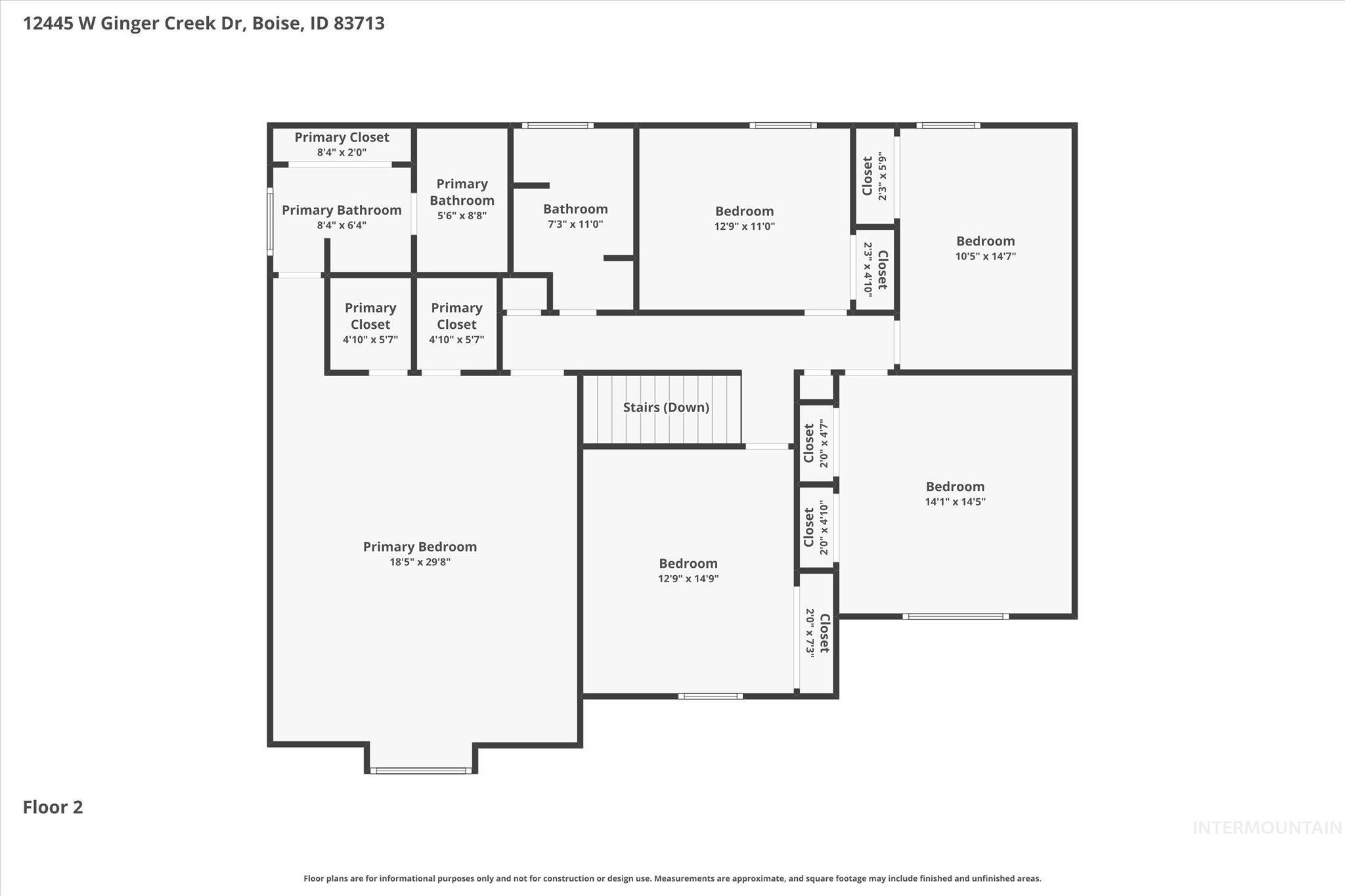 12445 W Ginger Creek, Boise, Idaho 83713, 5 Bedrooms, 4 Bathrooms, Residential For Sale, Price $1,324,900,MLS 98977979