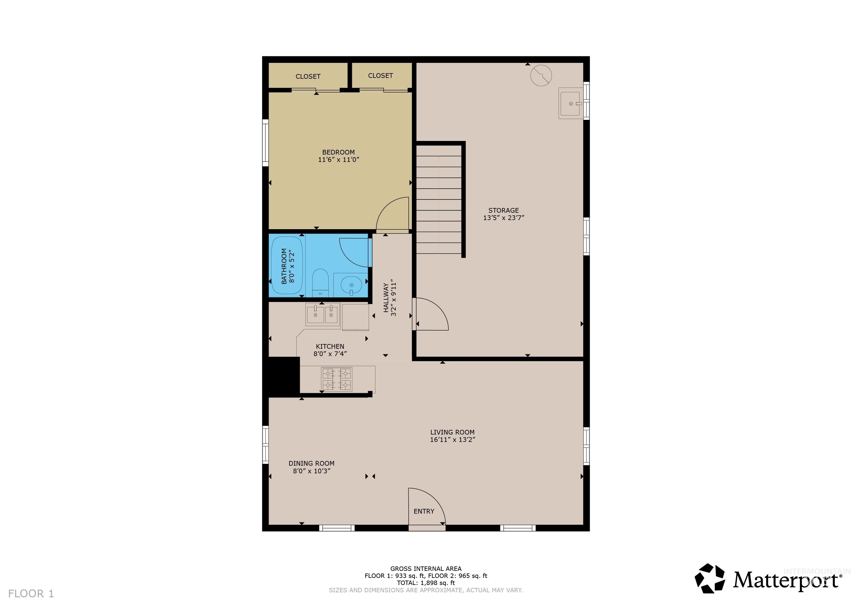 1522 13th St, Lewiston, Idaho 83501, 3 Bedrooms, 1 Bathroom, Residential Income For Sale, Price $325,000,MLS 98978031