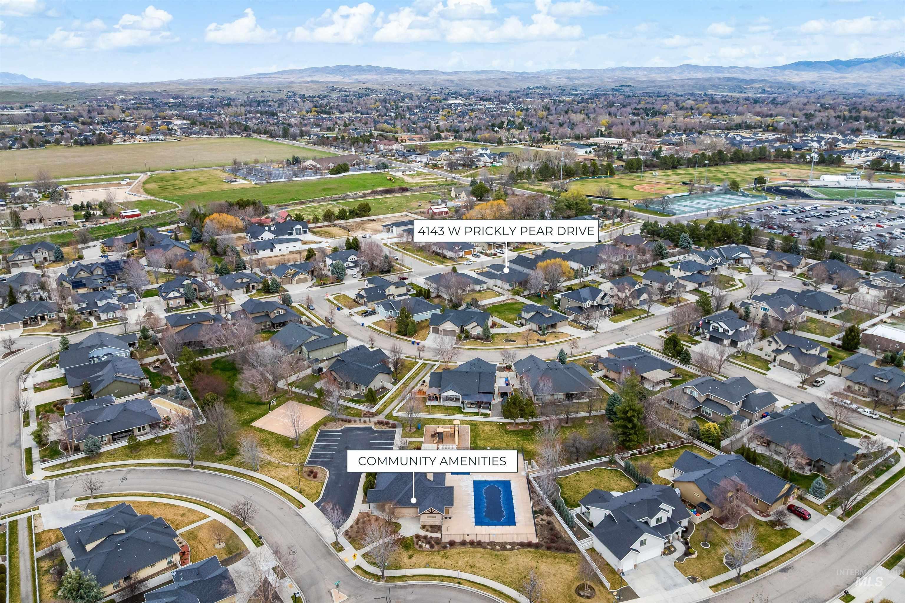 4143 W Prickly Pear Dr, Eagle, Idaho 83616, 3 Bedrooms, 2.5 Bathrooms, Residential For Sale, Price $874,900, 98978058