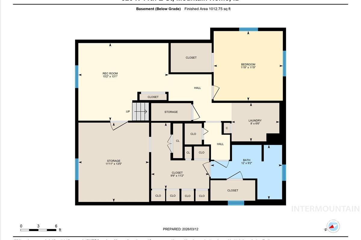 520 N 11th E., Mountain Home, Idaho 83647, 4 Bedrooms, 2 Bathrooms, Residential For Sale, Price $320,000,MLS 98978110