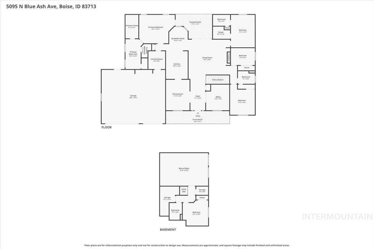 5095 N Blue Ash Ave, Boise, Idaho 83713, 5 Bedrooms, 4 Bathrooms, Residential For Sale, Price $675,000,MLS 98978311