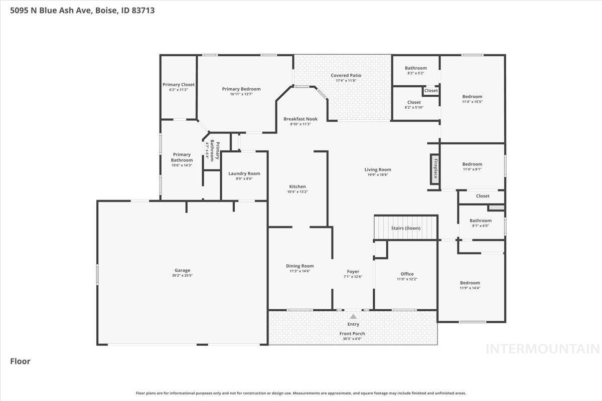 5095 N Blue Ash Ave, Boise, Idaho 83713, 5 Bedrooms, 4 Bathrooms, Residential For Sale, Price $675,000,MLS 98978311