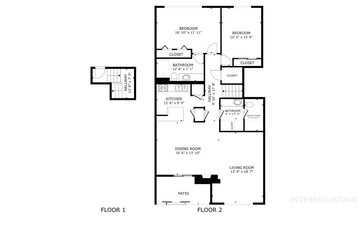 1095 N CAMELOT DR, Boise, Idaho 83704, 2 Bedrooms, 2 Bathrooms, Residential For Sale, Price $343,900,MLS 98978313