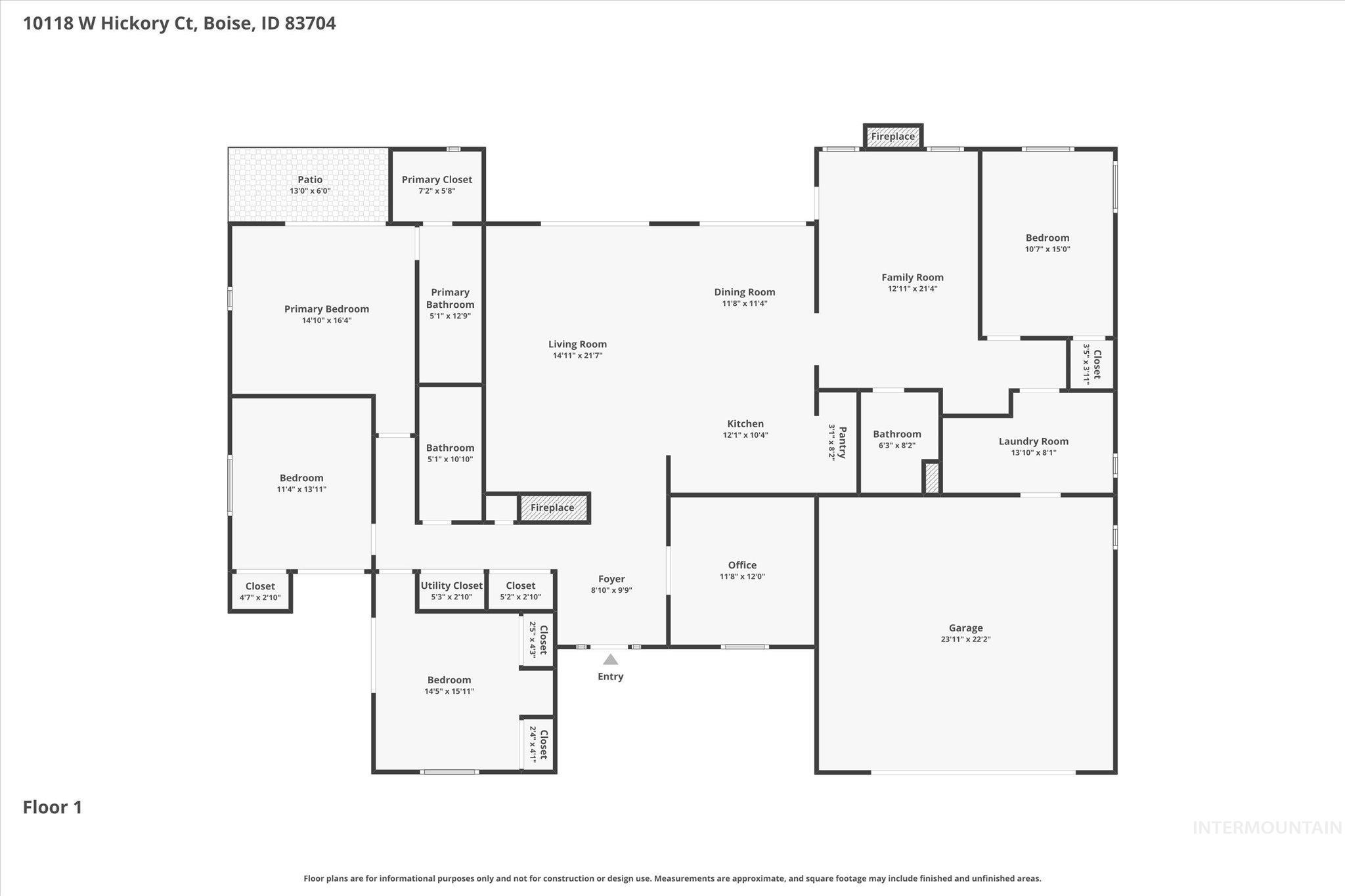 10118 W Hickory Ct, Boise, Idaho 83704, 4 Bedrooms, 3 Bathrooms, Residential For Sale, Price $694,700,MLS 98978357