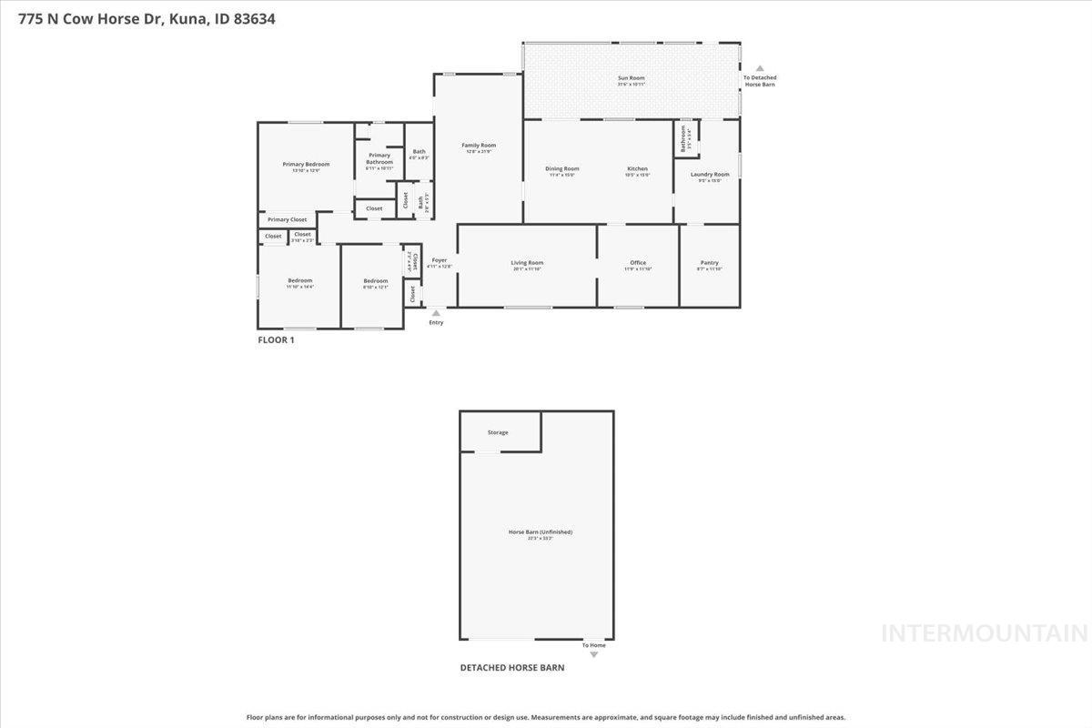 775 N Cow Horse Dr., Kuna, Idaho 83634, 3 Bedrooms, 2.5 Bathrooms, Residential For Sale, Price $899,900,MLS 98978397