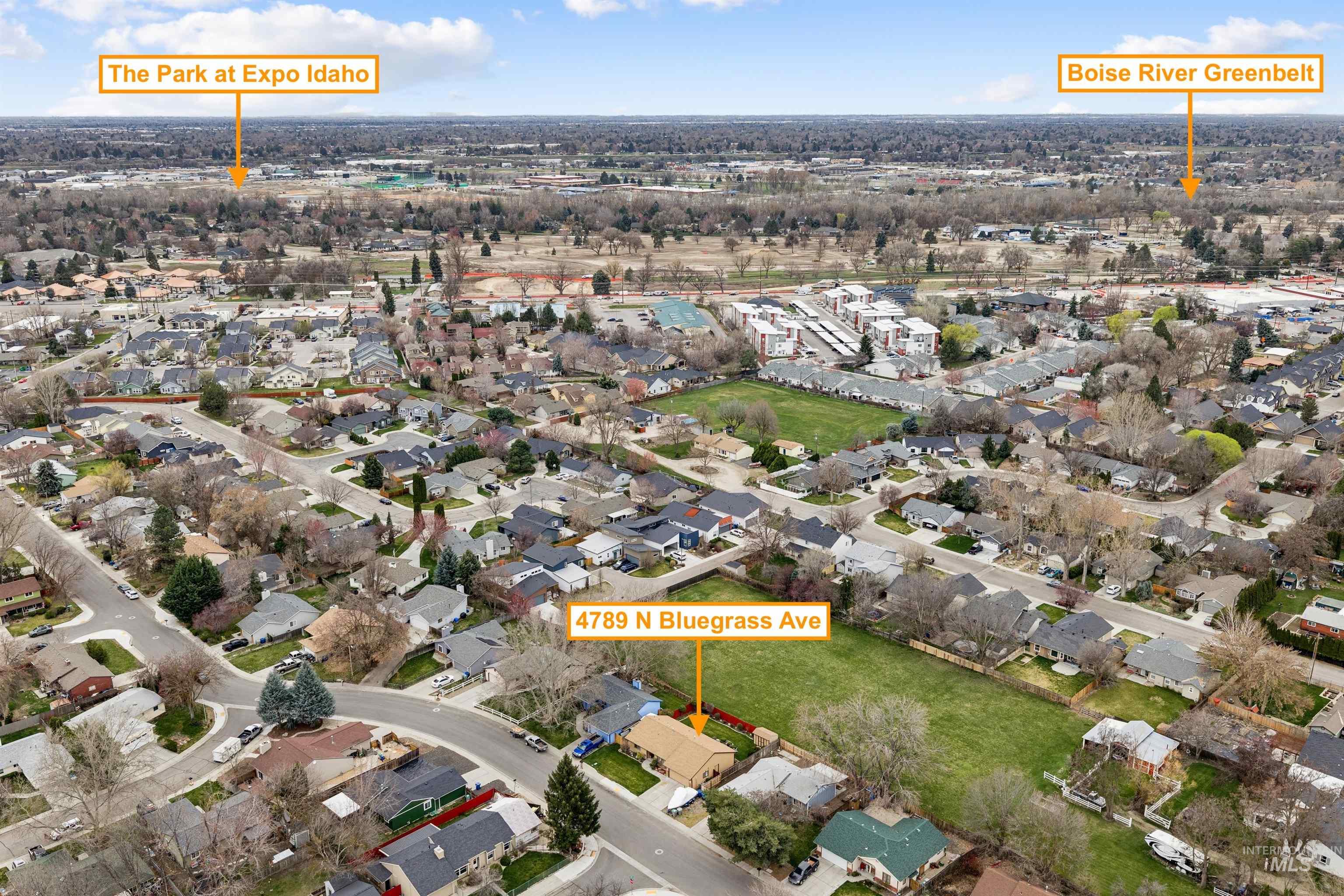 4789 N Bluegrass Ave, Boise, Idaho 83703, 3 Bedrooms, 2 Bathrooms, Residential For Sale, Price $450,000,MLS 98978469