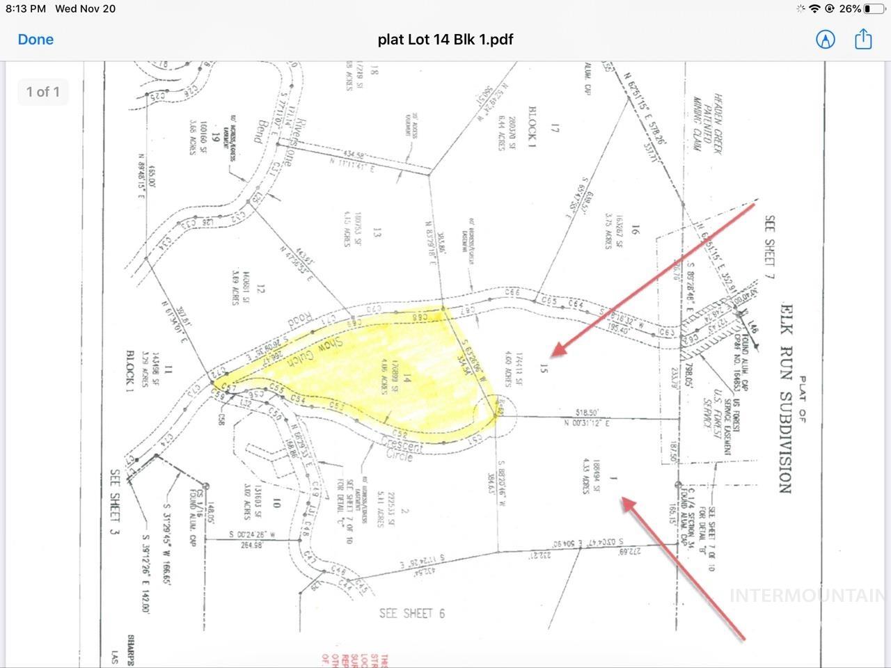 9 Crescent Cir, Idaho City, Idaho 83631, Land For Sale, Price $270,000, 98978601
