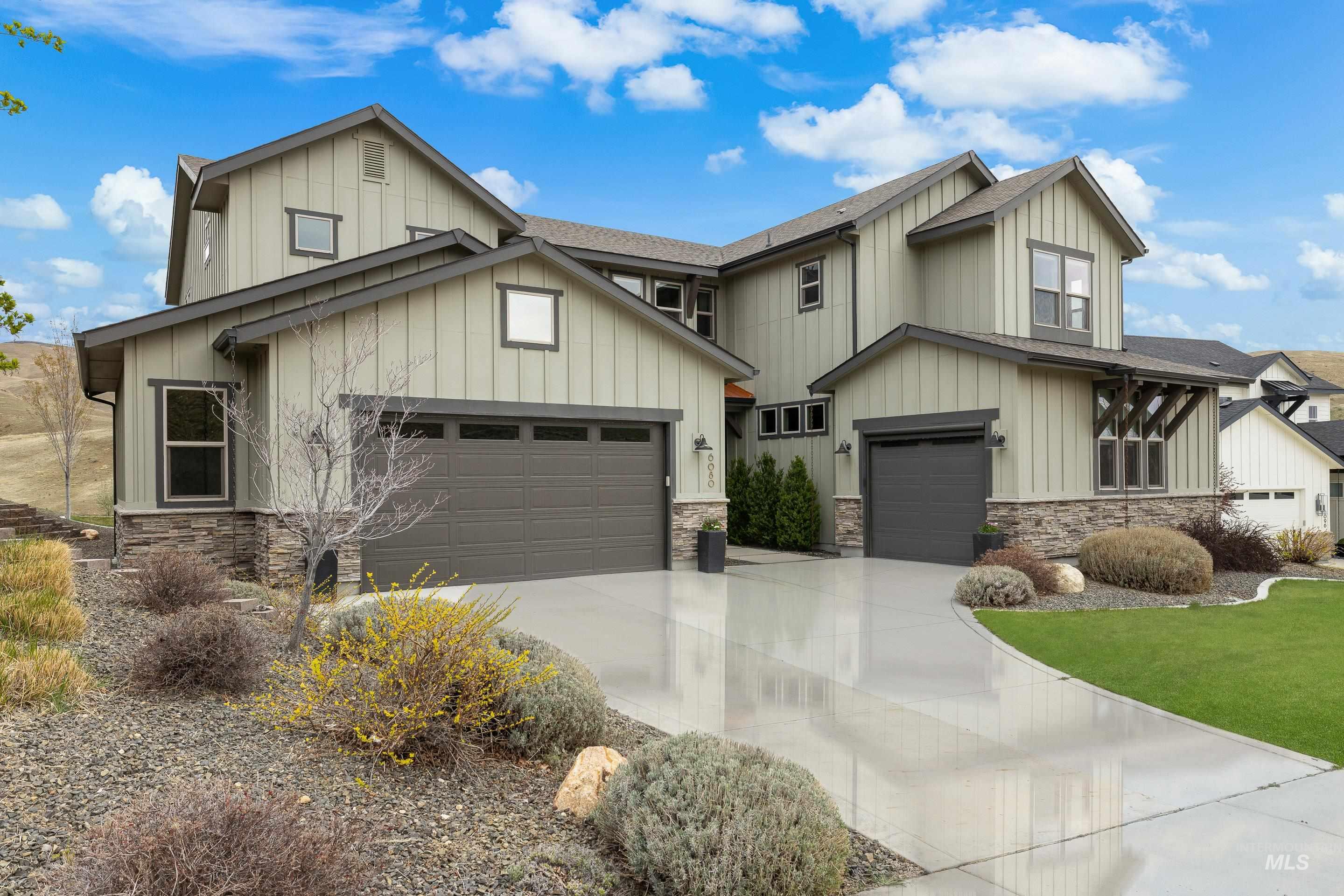 6080 E Barber Dr, Boise, Idaho 83716, 4 Bedrooms, 3.5 Bathrooms, Residential For Sale, Price $1,695,000, 98978680