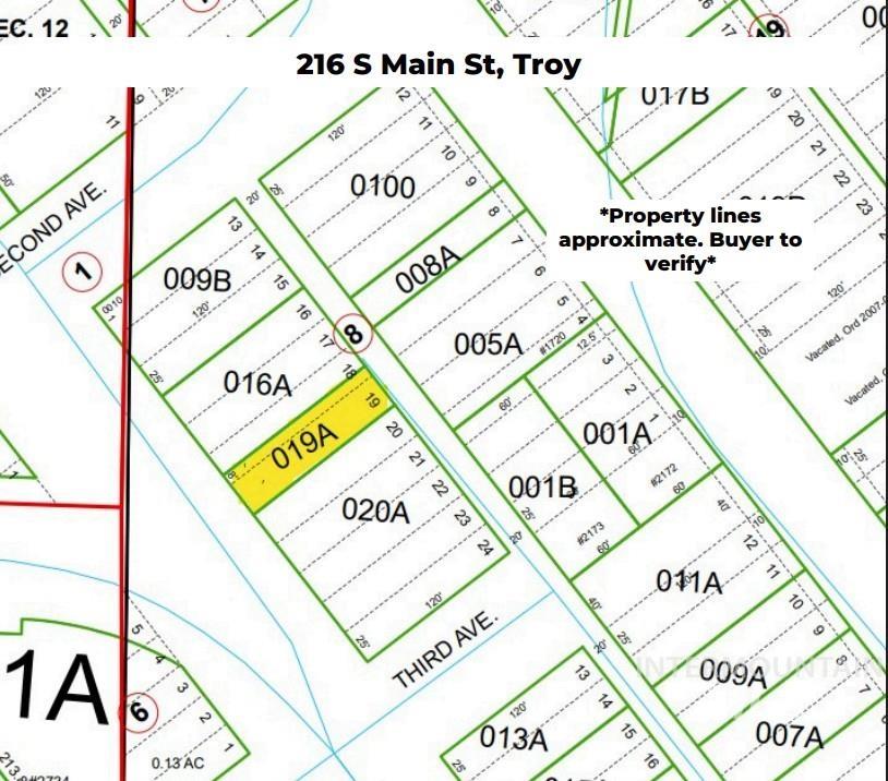 216 S Main Street, Troy, Idaho 83871, Land For Sale, Price $35,000,MLS 98978695