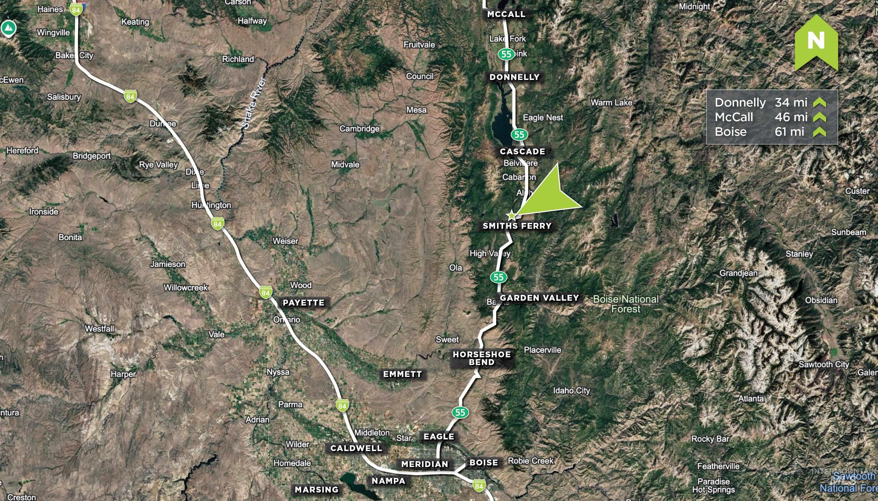 9738 Highway 55, Smiths Ferry, Idaho 83611, Land For Sale, Price $875,000,MLS 98978709
