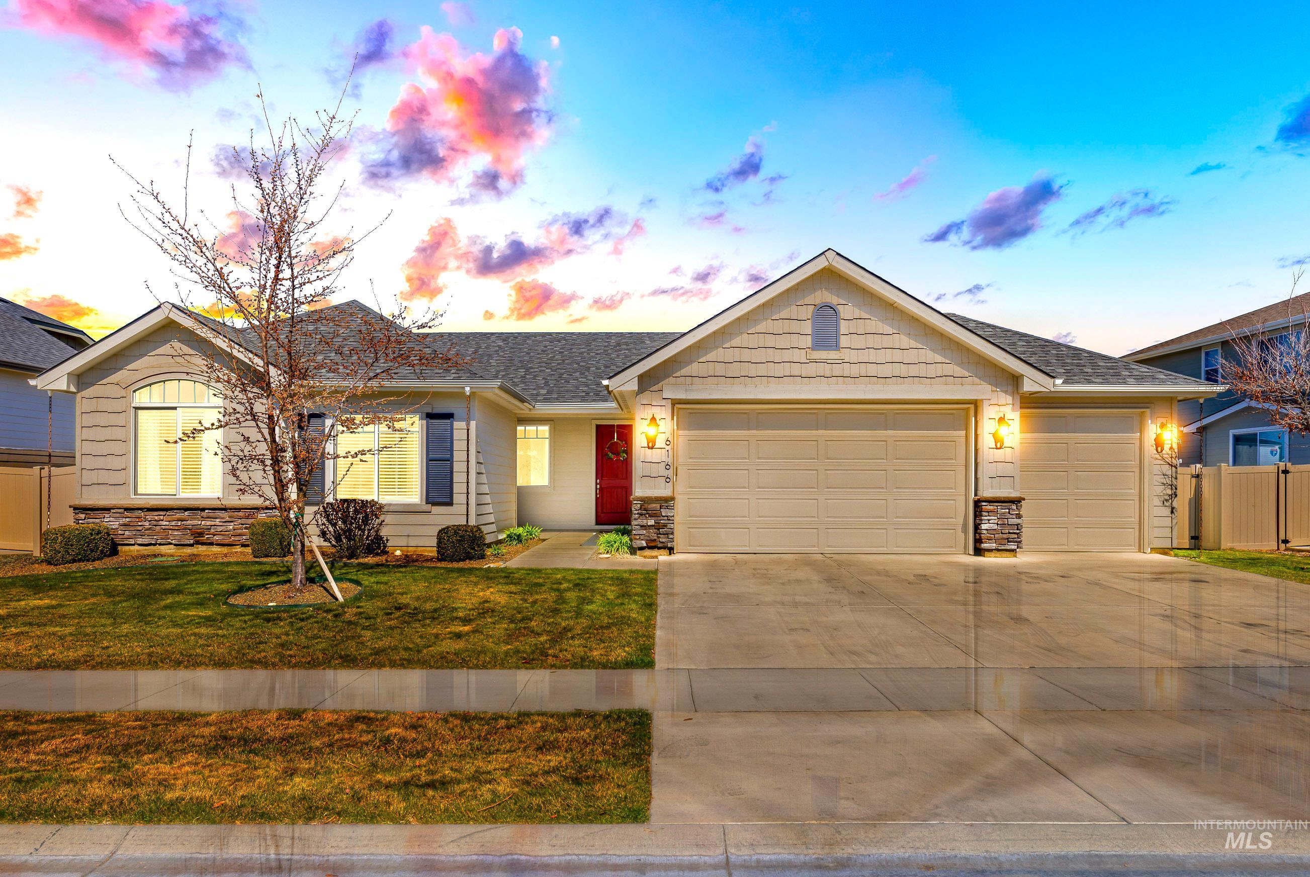 6166 E Canyon Crossing Dr, Nampa, Idaho 83687, 4 Bedrooms, 2 Bathrooms, Residential For Sale, Price $514,900, 98978711