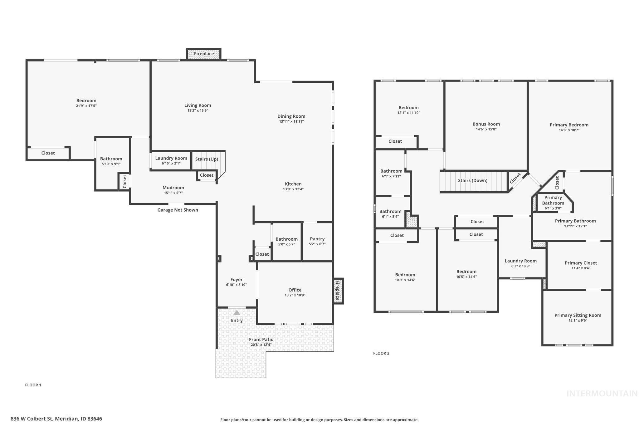 836 W Colbert St, Meridian, Idaho 83646-4792, 5 Bedrooms, 3.5 Bathrooms, Residential For Sale, Price $875,000,MLS 98978724