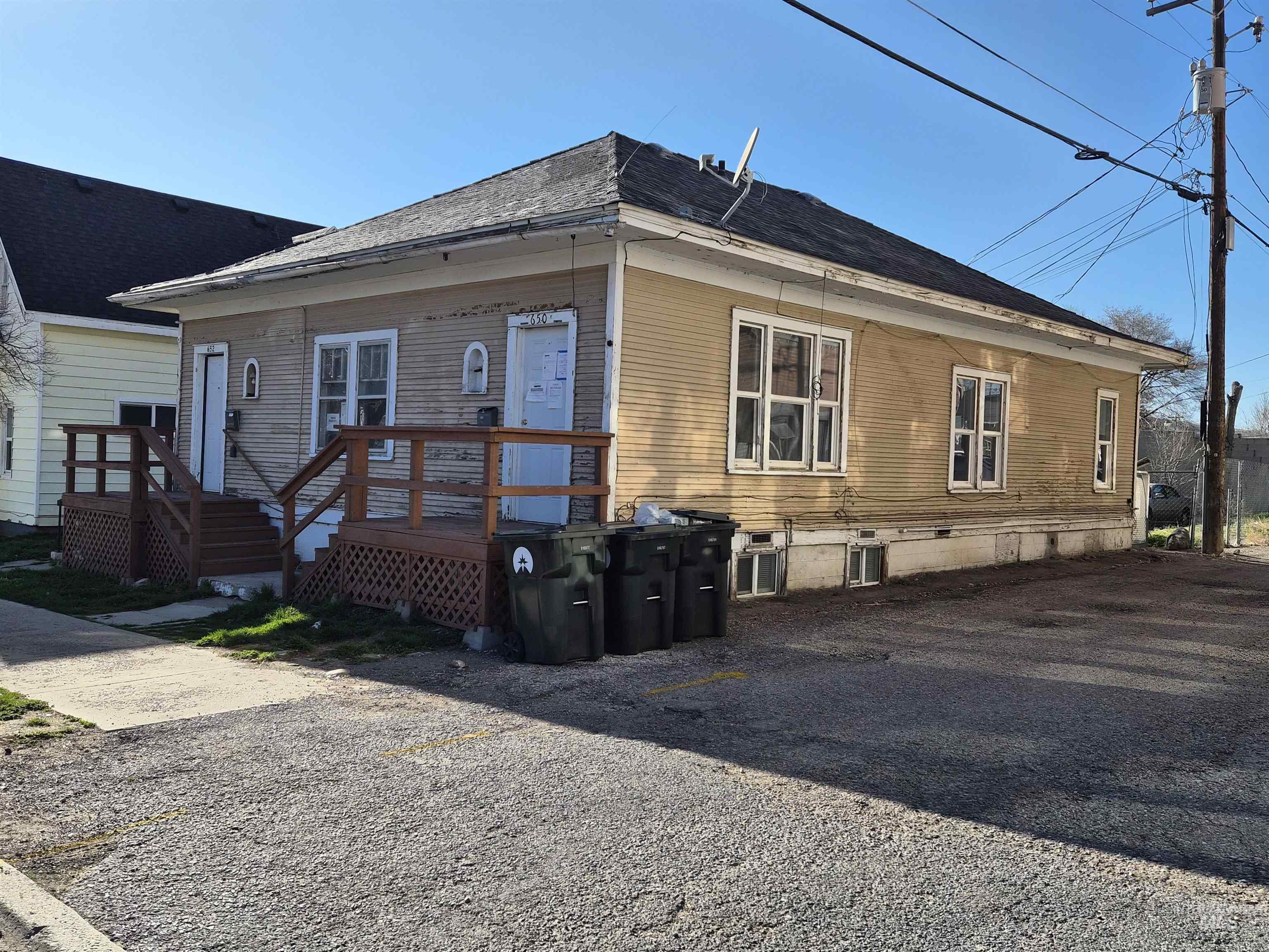 650 - 652 W Lander St., Pocatello, Idaho 83204, 1 Bedroom, 1 Bathroom, Residential Income For Sale, Price $214,900, 98978741