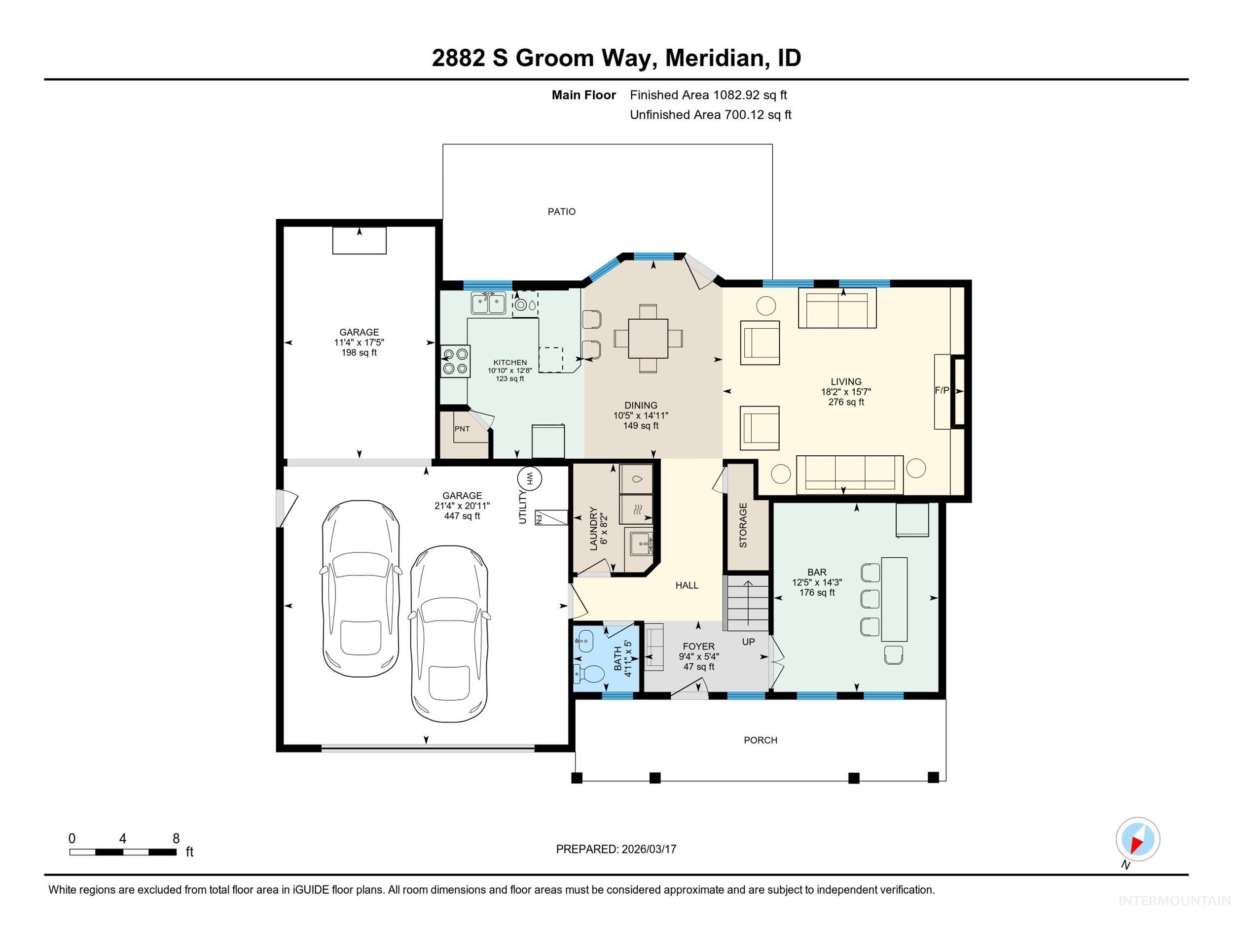 2882 S. Groom Way, Meridian, Idaho 83642, 4 Bedrooms, 2.5 Bathrooms, Residential For Sale, Price $625,000,MLS 98978832