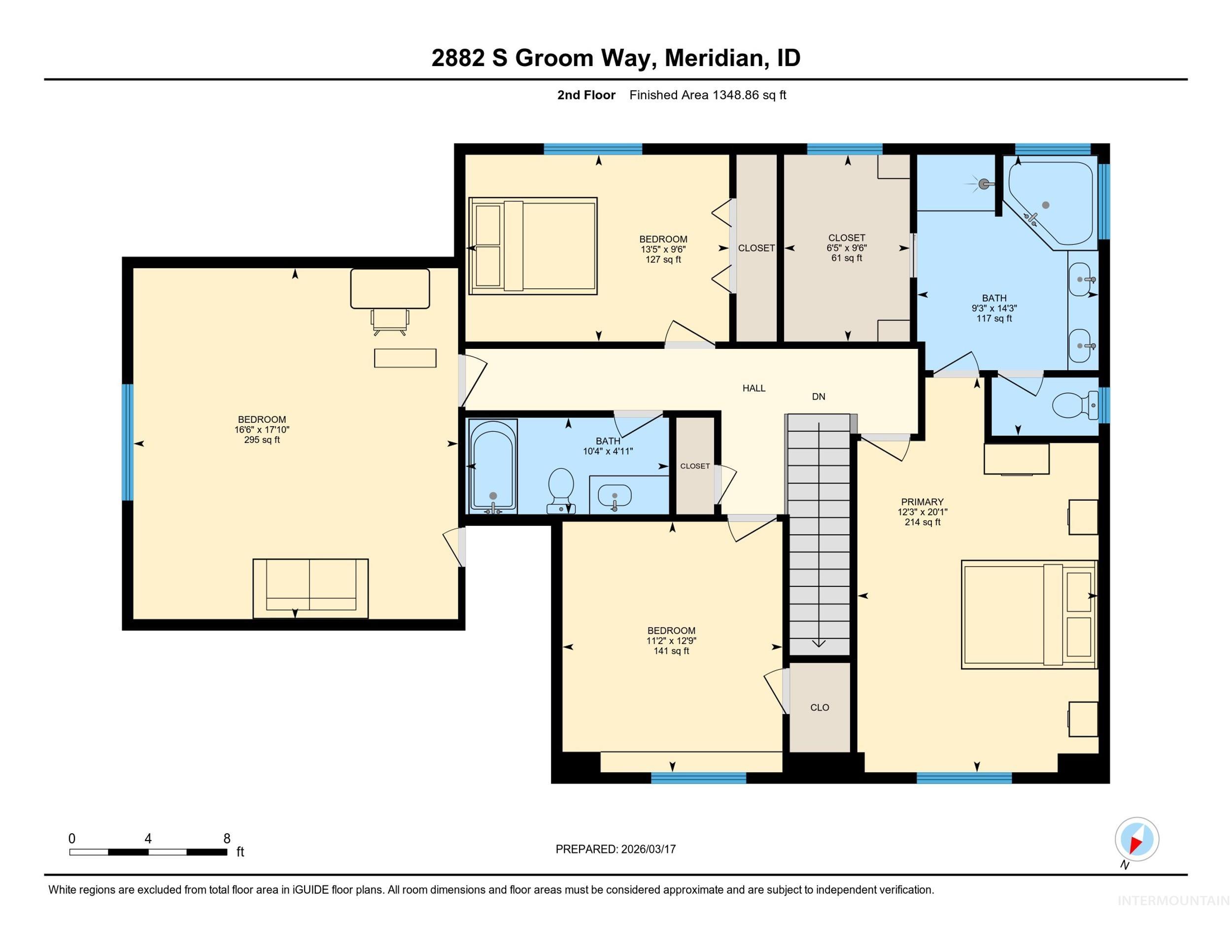 2882 S. Groom Way, Meridian, Idaho 83642, 4 Bedrooms, 2.5 Bathrooms, Residential For Sale, Price $625,000,MLS 98978832