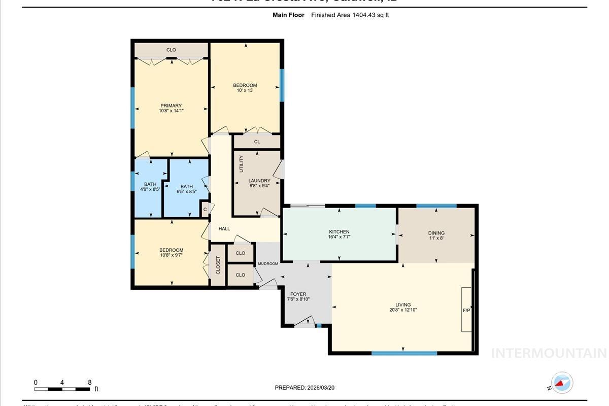702 N La Cresta Ave, Caldwell, Idaho 83605-2531, 3 Bedrooms, 2 Bathrooms, Residential For Sale, Price $366,000,MLS 98978855