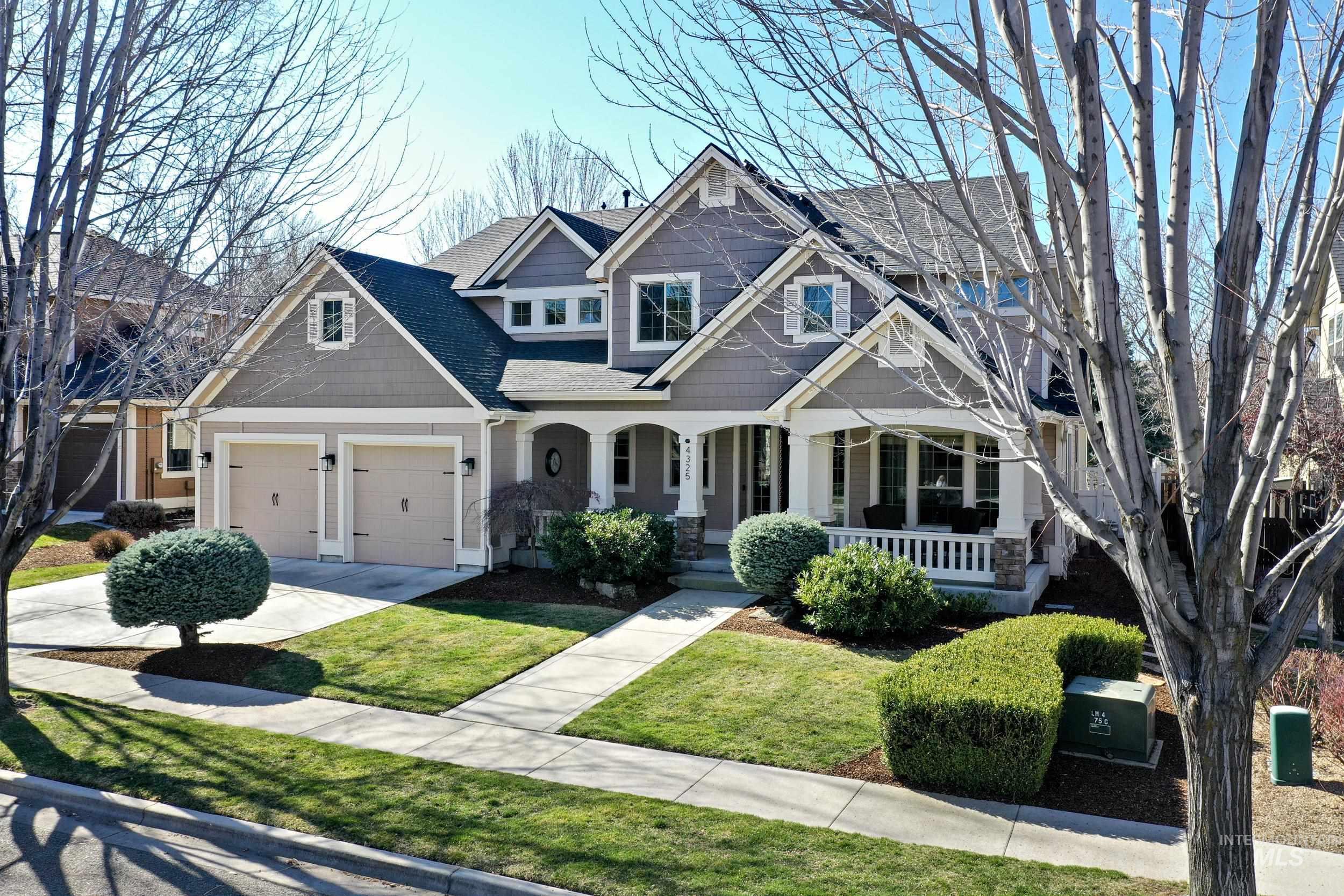 4325 W Long Meadow Dr, Boise, Idaho 83714, 4 Bedrooms, 3.5 Bathrooms, Residential For Sale, Price $1,045,000, 98978914