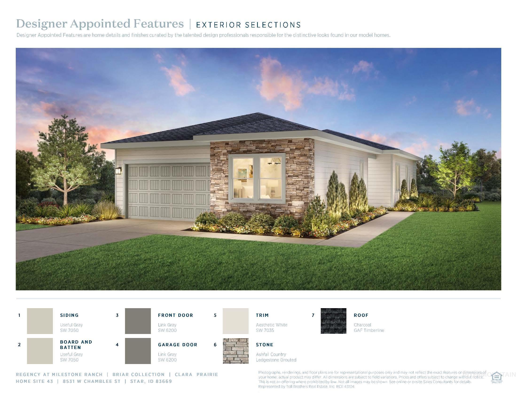 8531 W Chamblee St, Star, Idaho 83669, 2 Bedrooms, 2 Bathrooms, Residential For Sale, Price $554,000, 98978958
