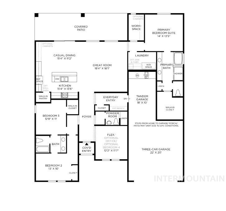 1105 W Paloma Ridge Dr, Meridian, Idaho 83634, 3 Bedrooms, 2.5 Bathrooms, Residential For Sale, Price $533,995, 98979029