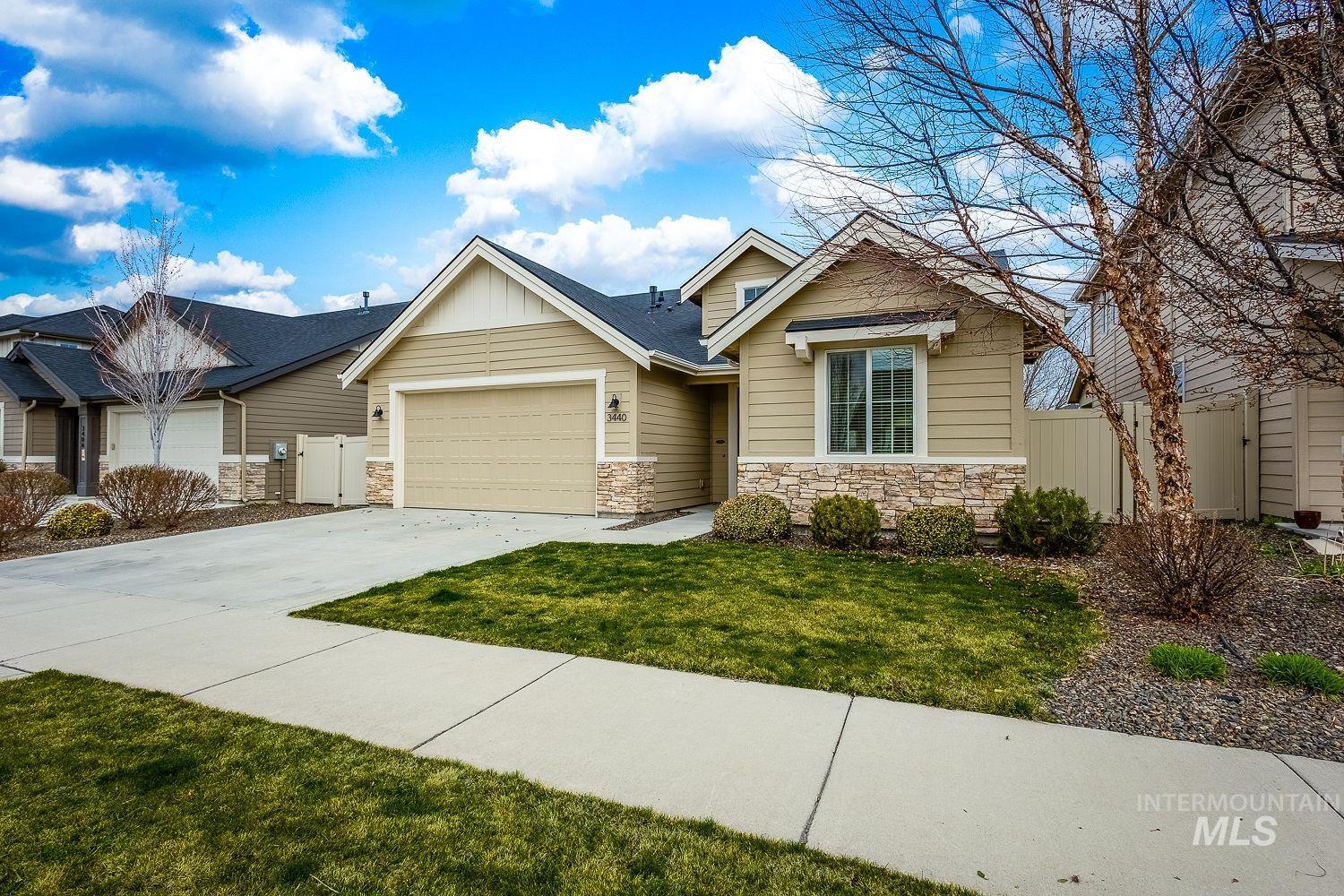 3440 E Girdner Dr, Meridian, Idaho 83642, 3 Bedrooms, 2 Bathrooms, Residential For Sale, Price $525,000,MLS 98979113