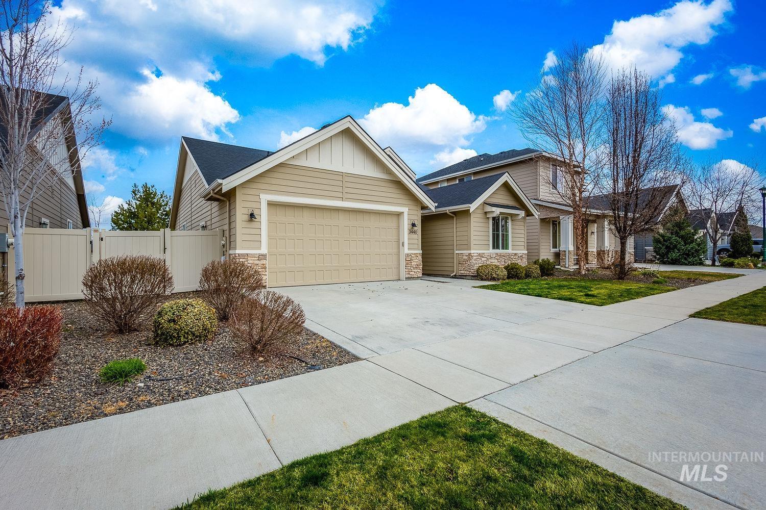 3440 E Girdner Dr, Meridian, Idaho 83642, 3 Bedrooms, 2 Bathrooms, Residential For Sale, Price $525,000,MLS 98979113