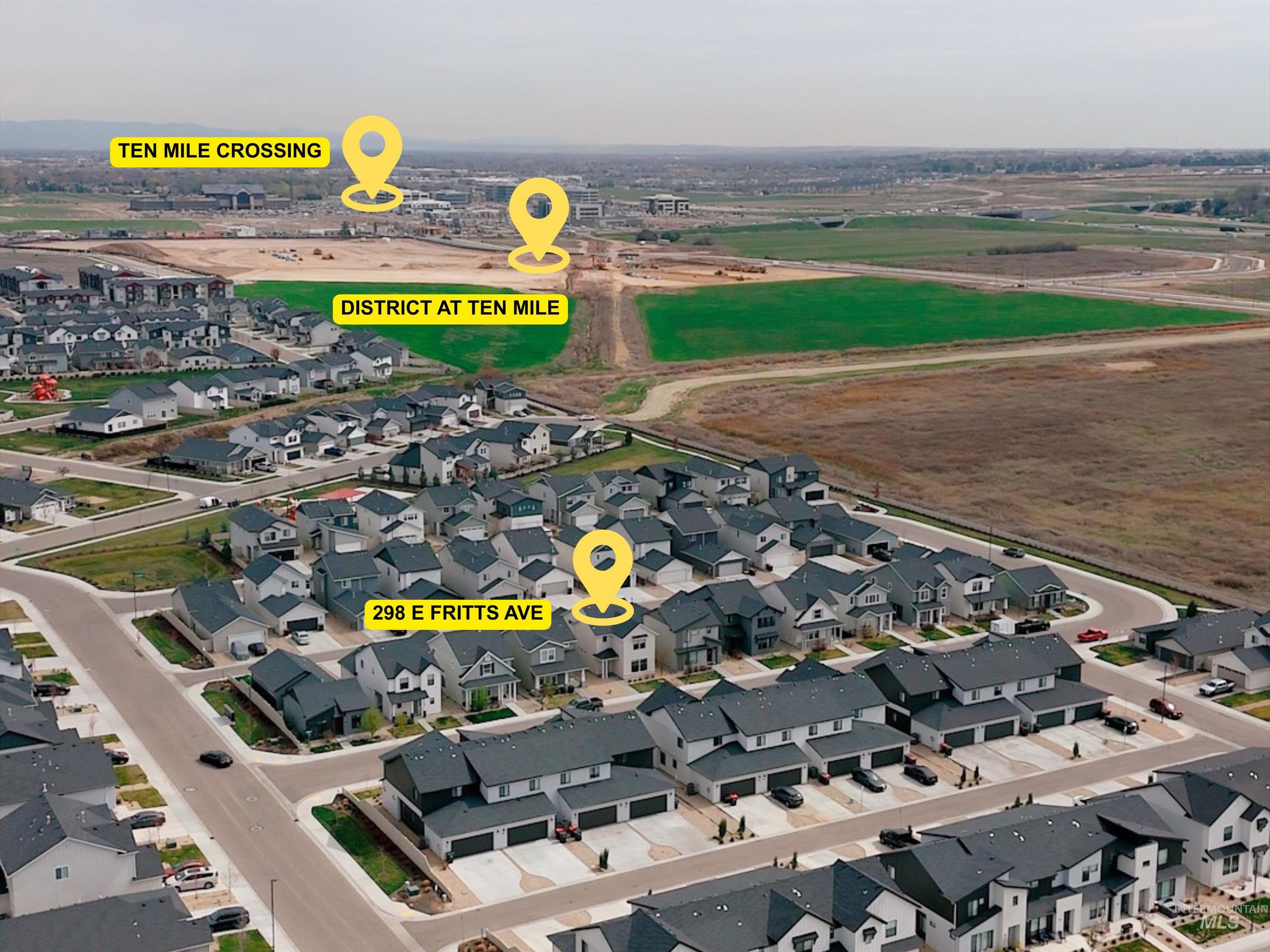 298 S Fritts Ave, Meridian, Idaho 83642, 3 Bedrooms, 2.5 Bathrooms, Residential For Sale, Price $415,000, 98979245