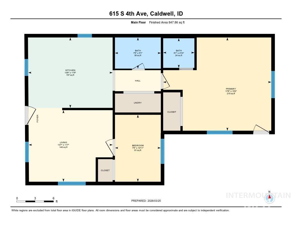 615 S 4th Ave, Caldwell, Idaho 83605, 2 Bedrooms, 1.5 Bathrooms, Residential For Sale, Price $250,000,MLS 98979275