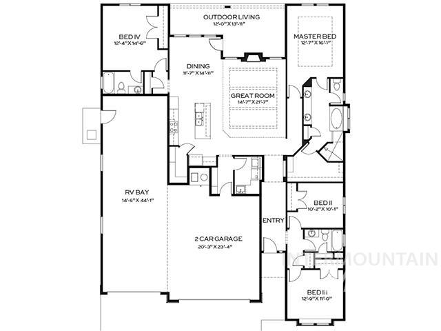 7023 N Birsay, Eagle, Idaho 83616, 4 Bedrooms, 3 Bathrooms, Residential For Sale, Price $814,880, 98979286