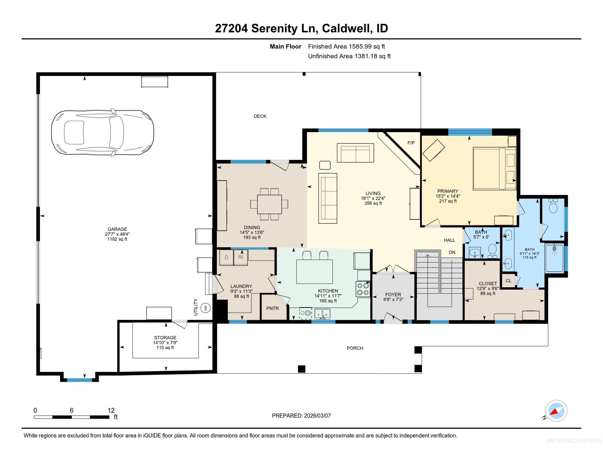 27204 Serenity LN, Caldwell, Idaho 83607, 4 Bedrooms, 2.5 Bathrooms, Residential For Sale, Price $984,900, 98979406