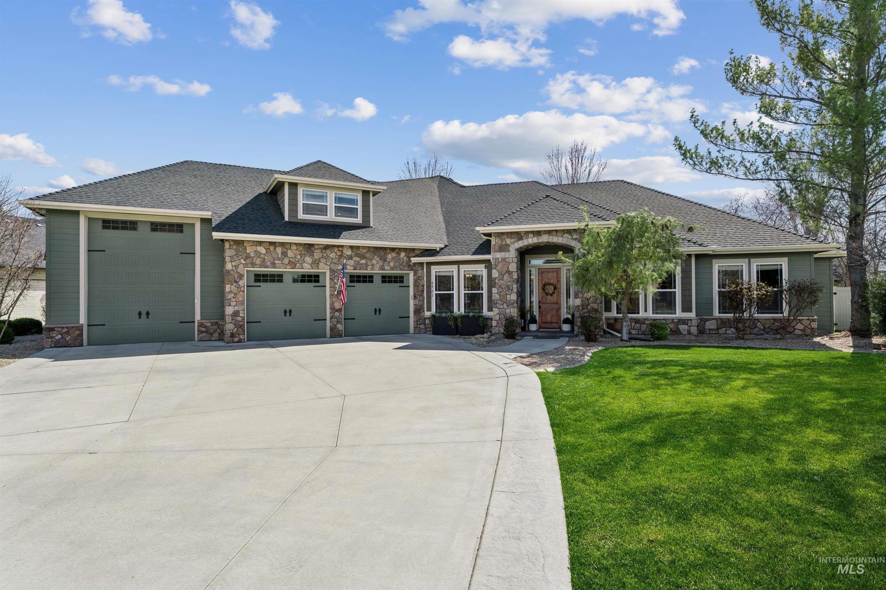 4587 W Clear Field, Eagle, Idaho 83616, 5 Bedrooms, 3.5 Bathrooms, Residential For Sale, Price $1,200,000, 98979421