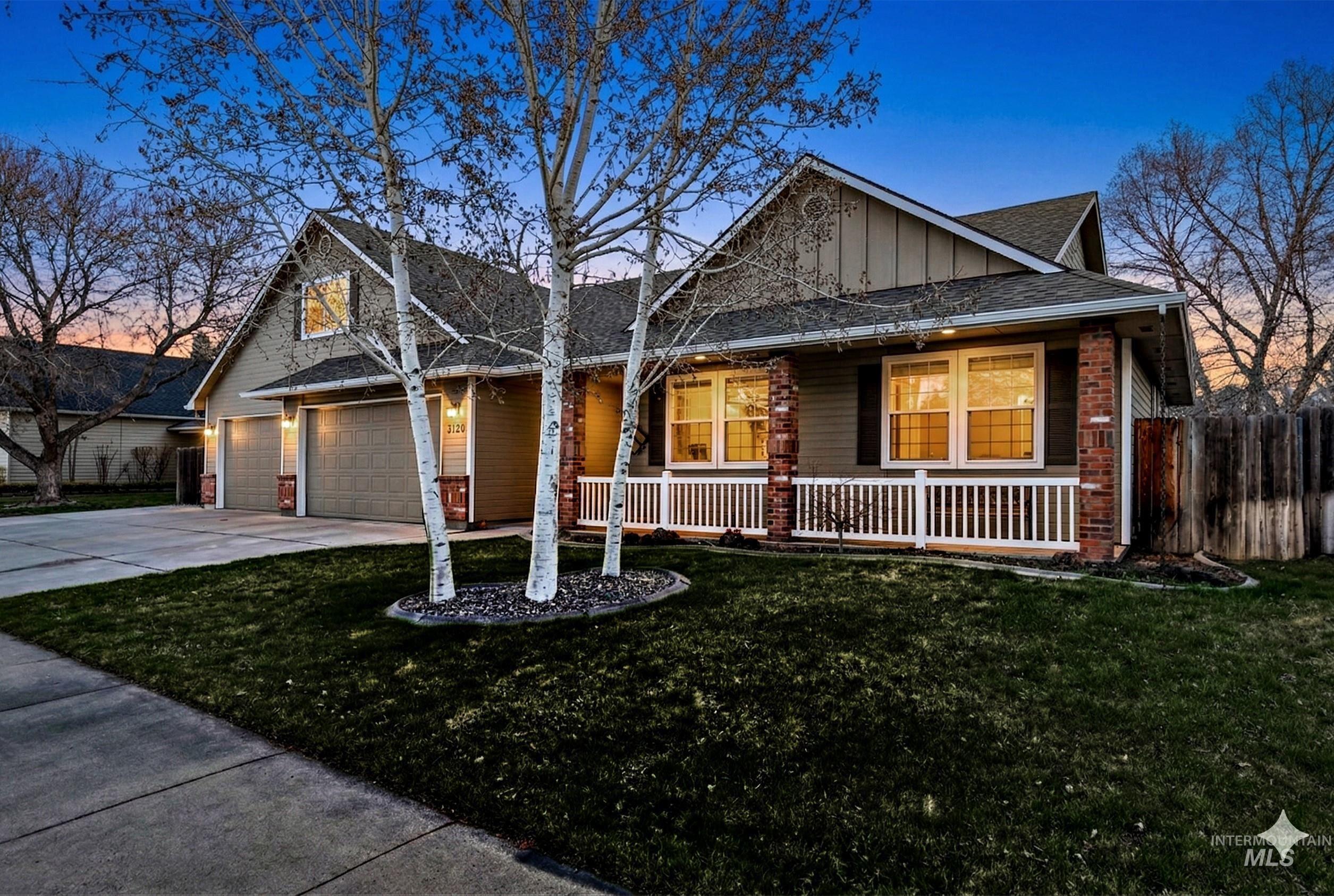3120 S Gold Bar Ave, Meridian, Idaho 83642, 3 Bedrooms, 2 Bathrooms, Residential For Sale, Price $586,000,MLS 98979453