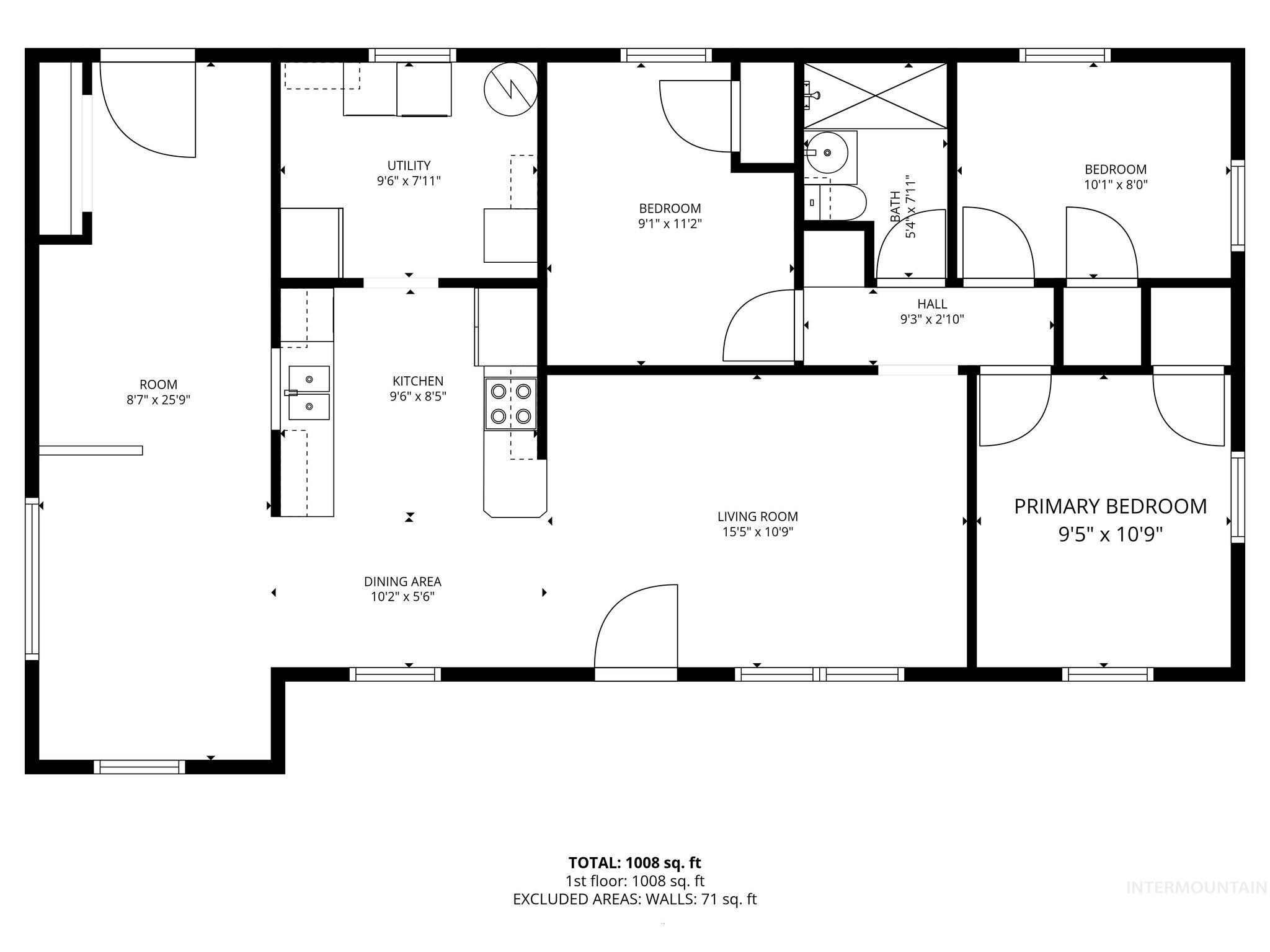 415 Adams St, Twin Falls, Idaho 83301, 3 Bedrooms, 1 Bathroom, Residential For Sale, Price $249,900,MLS 98979456