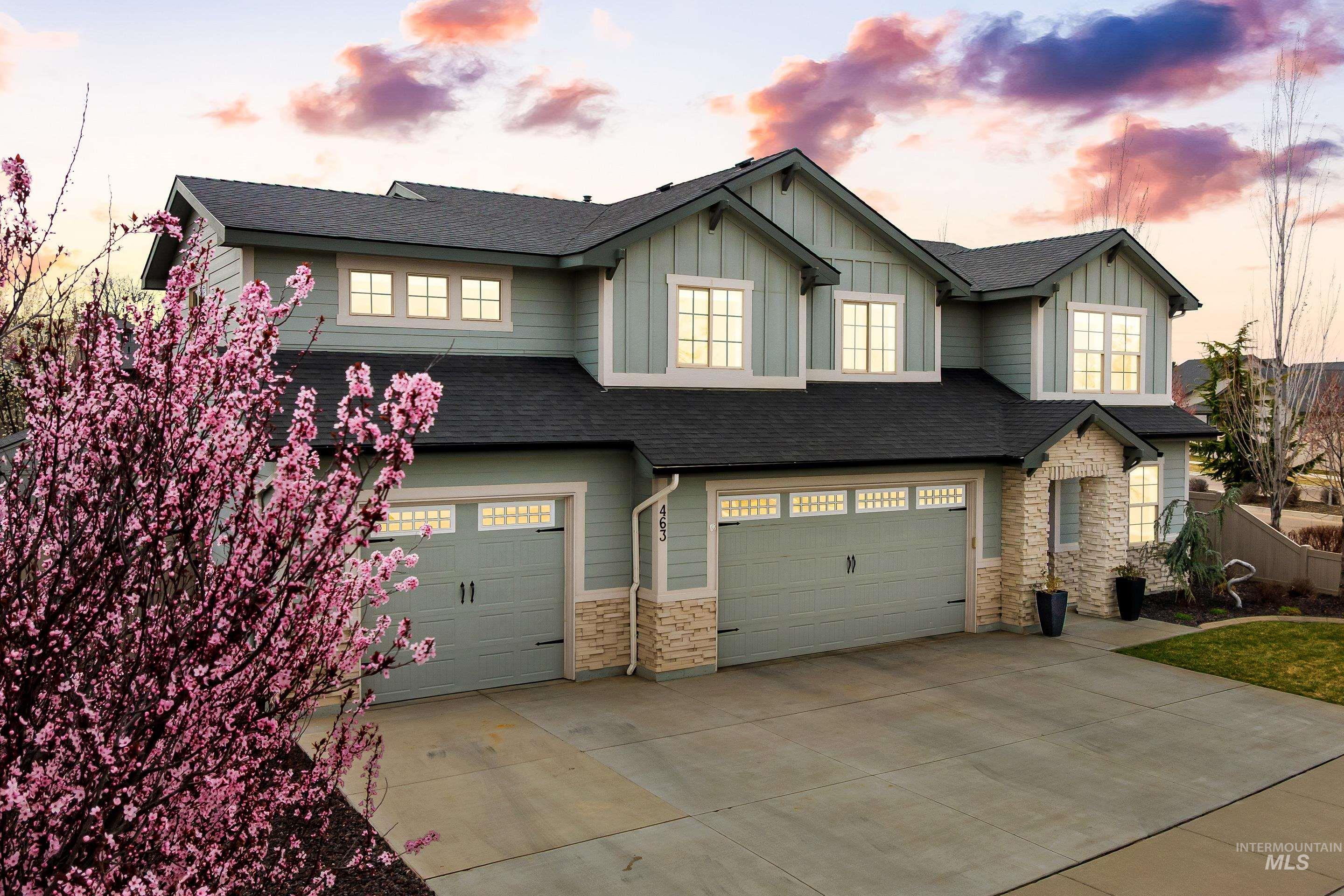 463 E Sicily Dr., Meridian, Idaho 83642, 5 Bedrooms, 3.5 Bathrooms, Residential For Sale, Price $814,900, 98979487