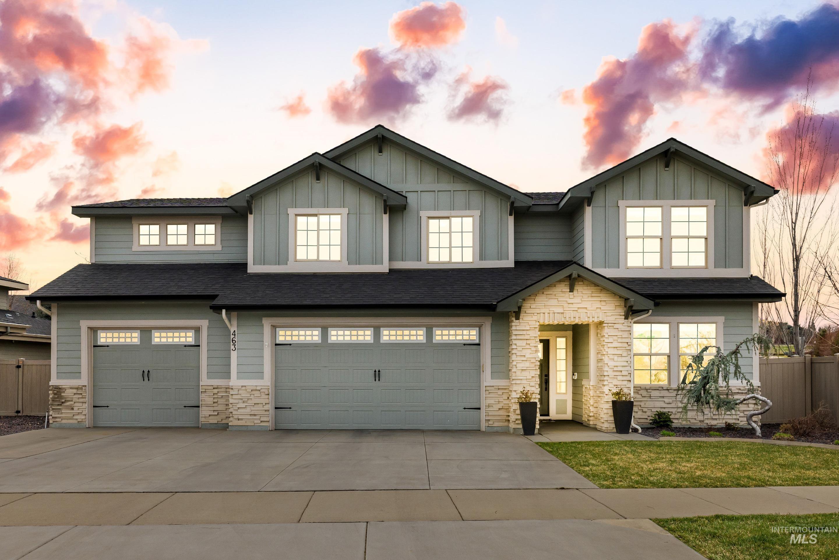 463 E Sicily Dr., Meridian, Idaho 83642, 5 Bedrooms, 3.5 Bathrooms, Residential For Sale, Price $814,900, 98979487