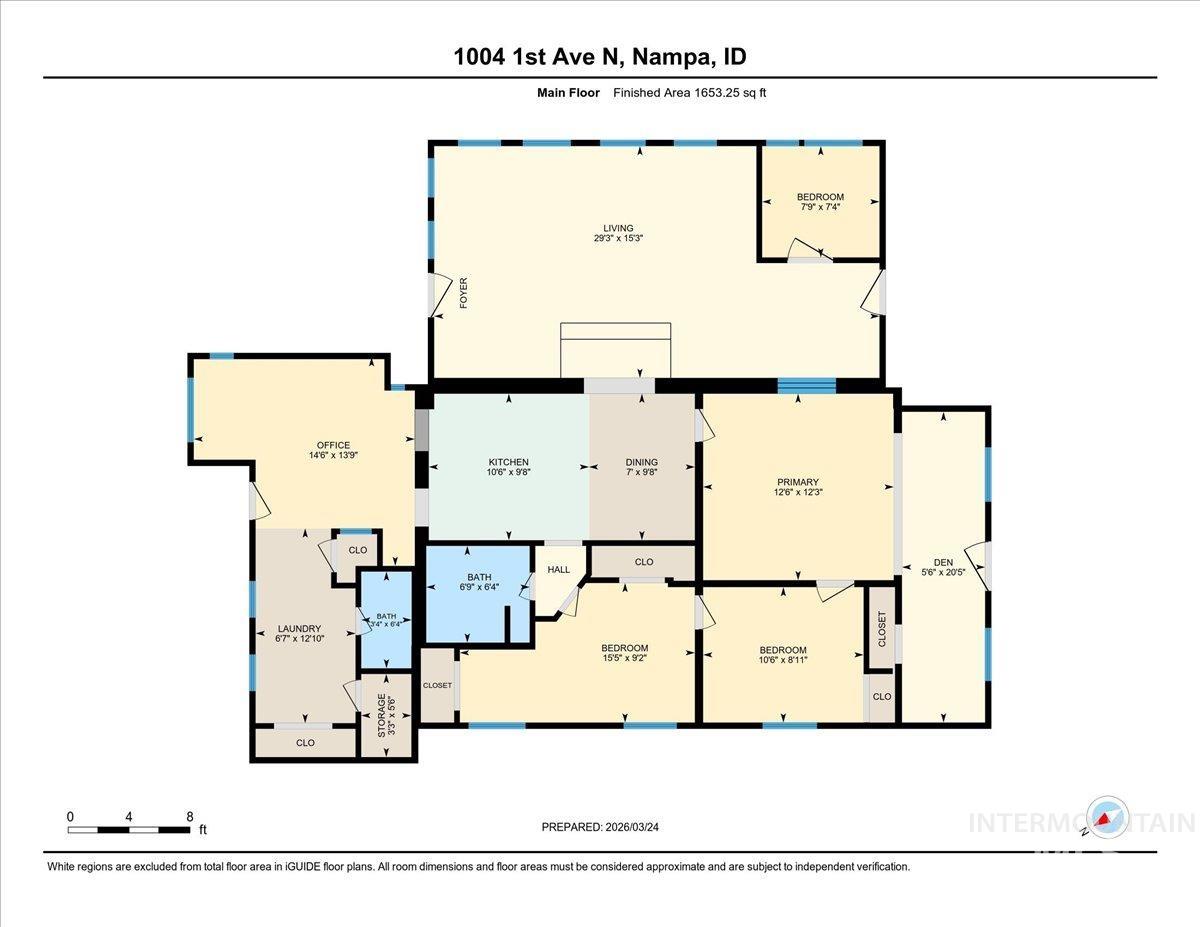 1004 N 1st ST, Nampa, Idaho 83687, 4 Bedrooms, 2 Bathrooms, Residential For Sale, Price $350,999,MLS 98979501