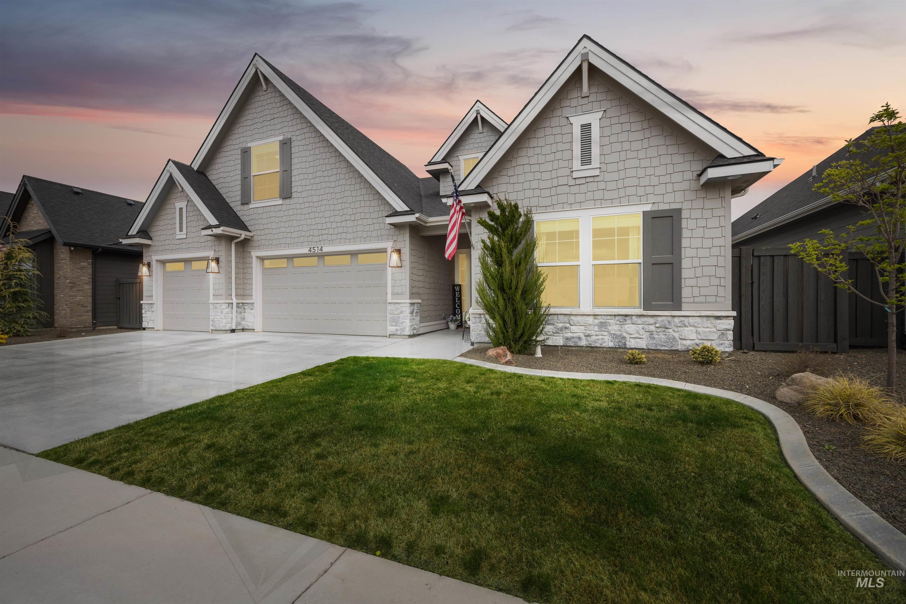 4514 W Durango Dr, Meridian, Idaho 83646, 4 Bedrooms, 3.5 Bathrooms, Residential For Sale, Price $974,900, 98979508