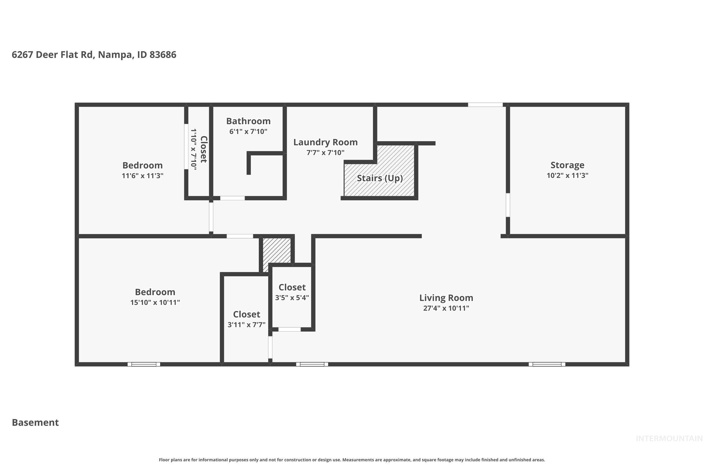 6267 Deer Flat Rd, Nampa, Idaho 83686, 5 Bedrooms, 3 Bathrooms, Residential For Sale, Price $399,000, 98979566