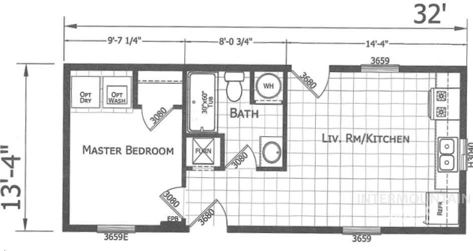 2960 N Linda Vista Ln, Boise, Idaho 83704, 1 Bedroom, 1 Bathroom, Residential For Sale, Price $56,000, 98979577