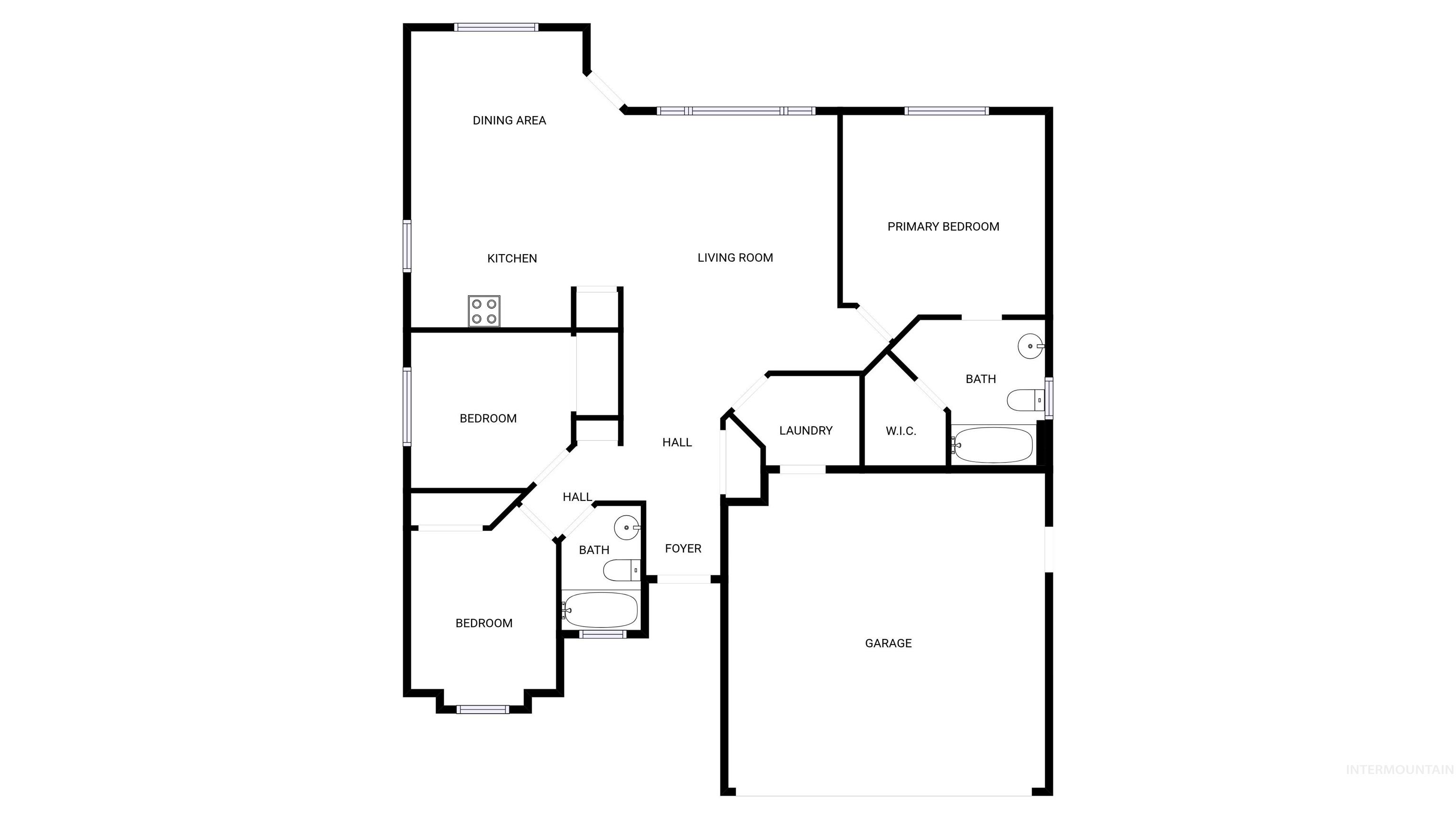 9522 W Woodland Dr, Boise, Idaho 83704, 3 Bedrooms, 2 Bathrooms, Residential For Sale, Price $425,000, 98979648