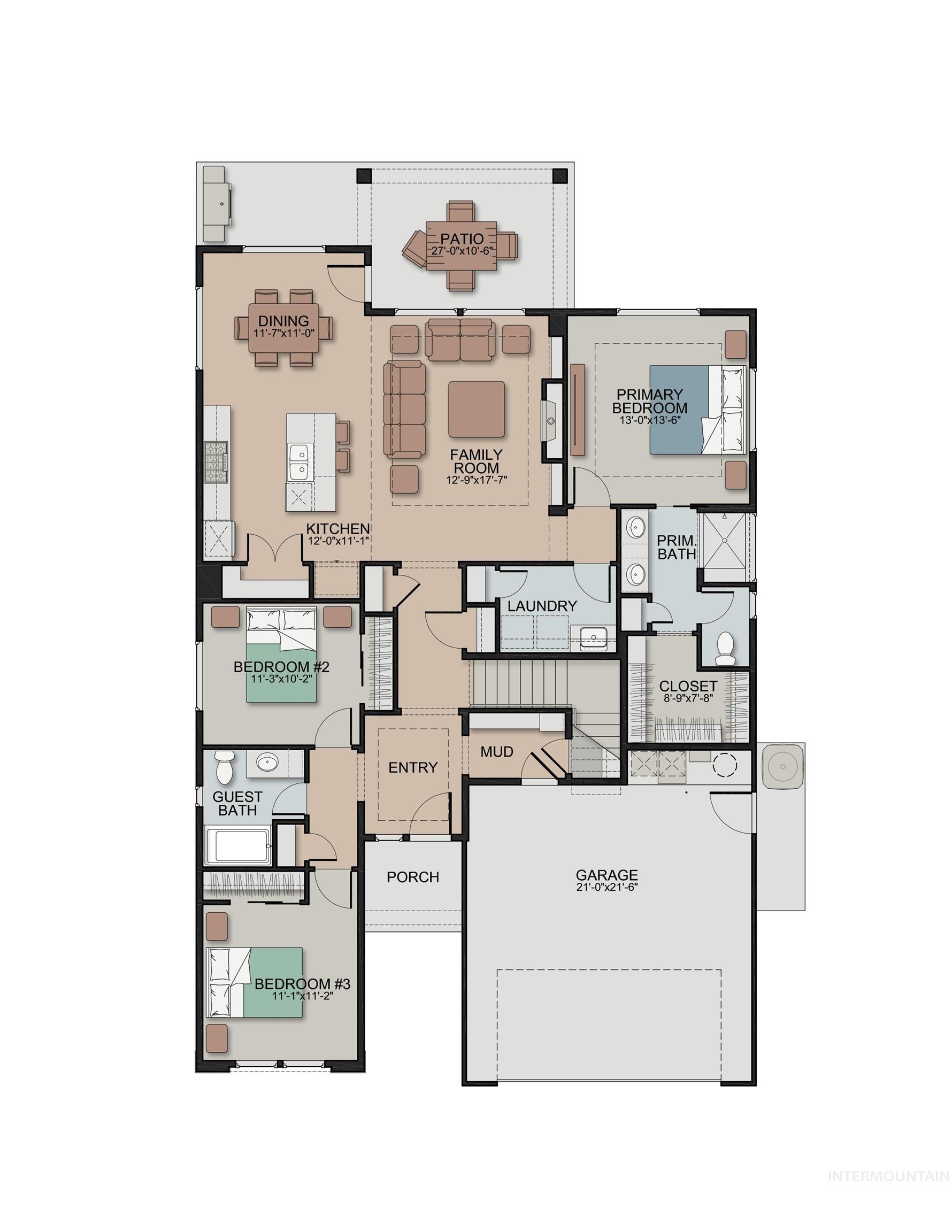 806 E Escalation St, Meridian, Idaho 83642, 3 Bedrooms, 2 Bathrooms, Residential For Sale, Price $624,900,MLS 98979689