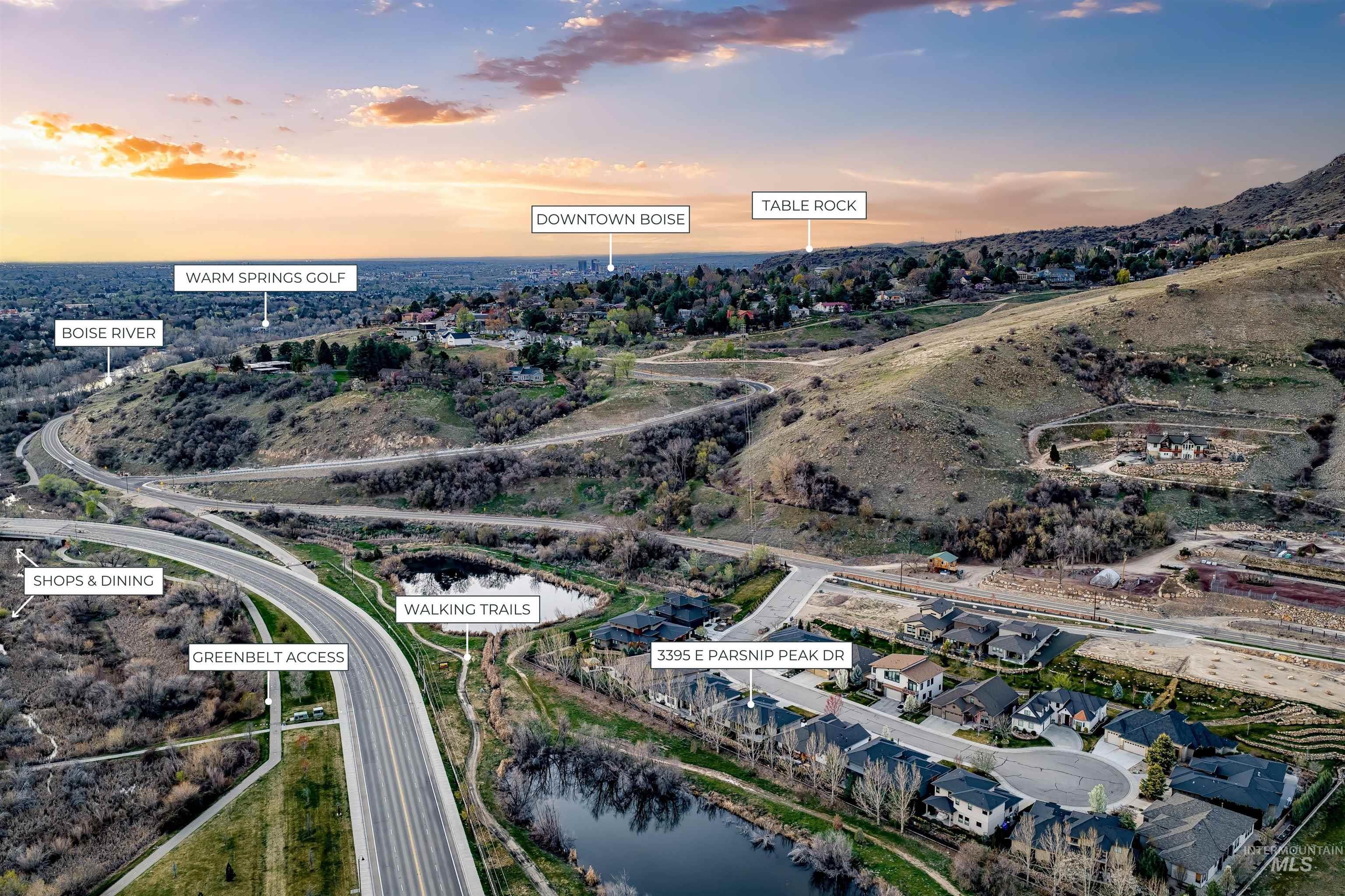 3395 E Parsnip Peak Drive, Boise, Idaho 83716, 3 Bedrooms, 2.5 Bathrooms, Residential For Sale, Price $1,147,000,MLS 98979698