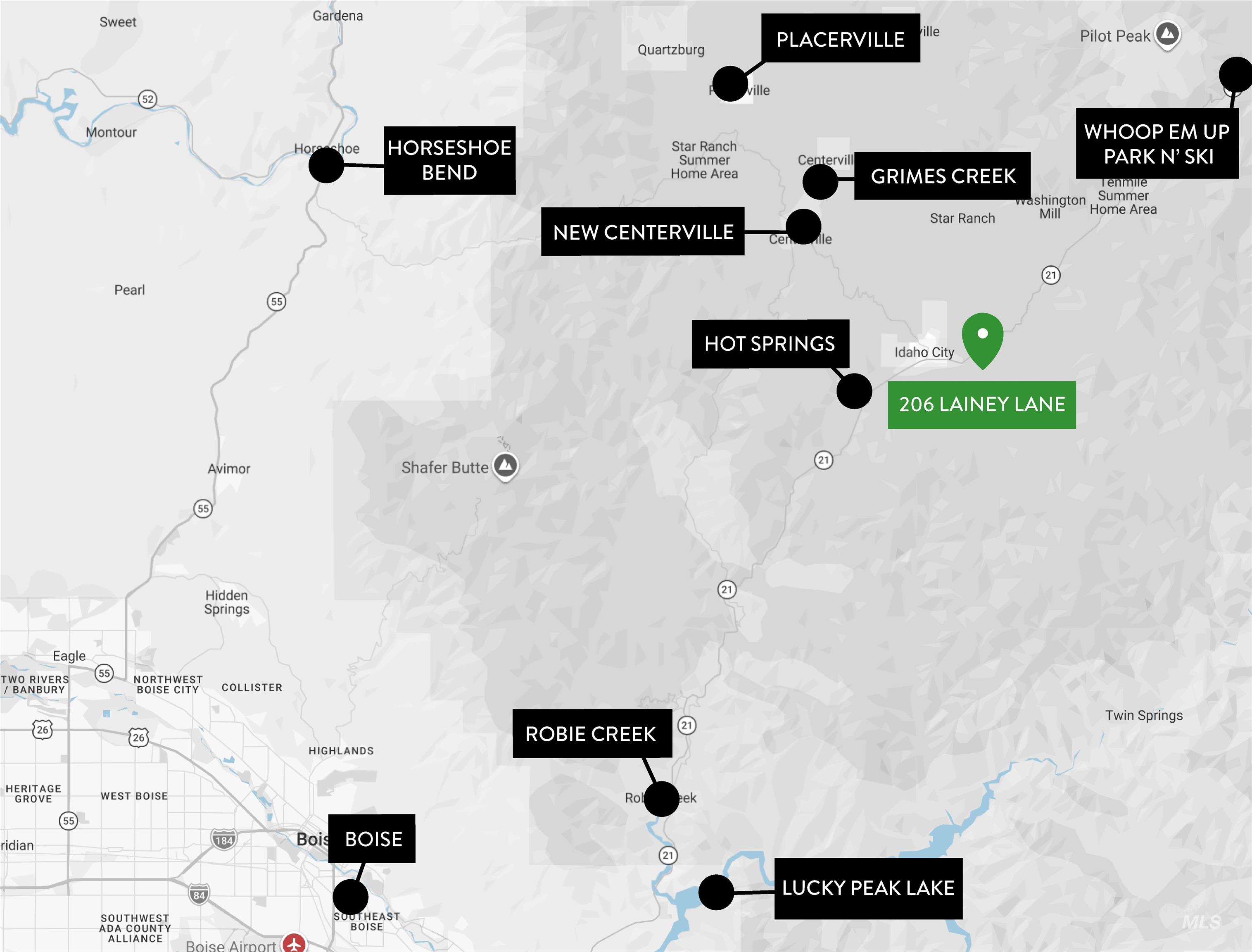 206 Lainey Ln., Idaho City, Idaho 83631, Land For Sale, Price $97,900, 98979700