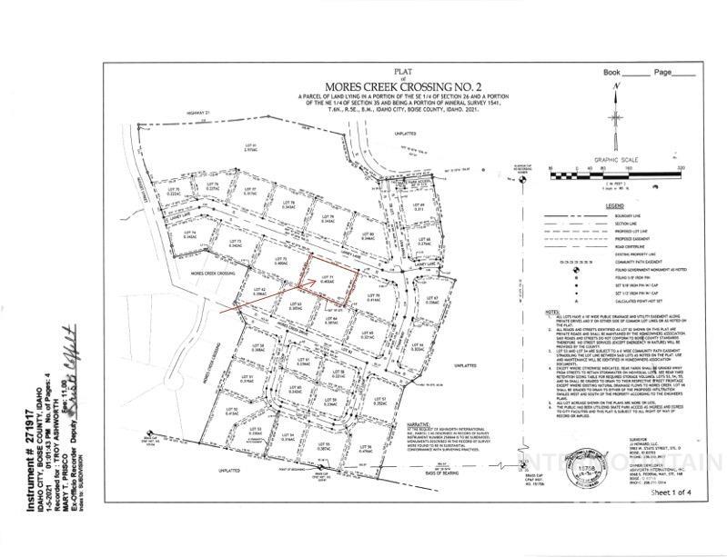 206 Lainey Ln., Idaho City, Idaho 83631, Land For Sale, Price $97,900,MLS 98979700