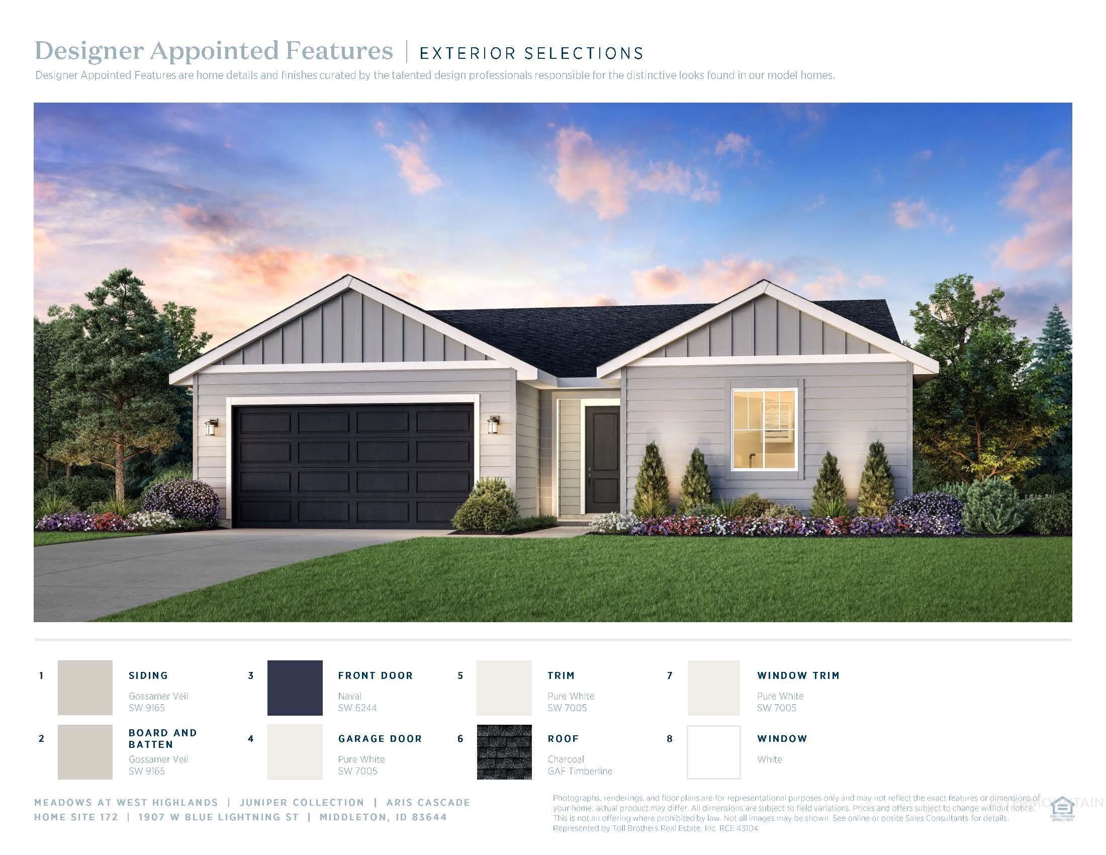 1907 W Blue Lightning St, Middleton, Idaho 83644, 3 Bedrooms, 2 Bathrooms, Residential For Sale, Price $469,000, 98979756