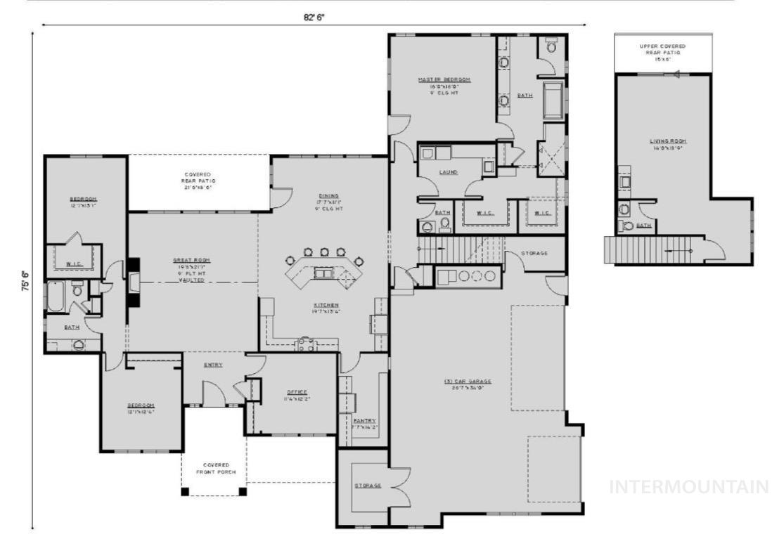 3280 Peytons Pl, Twin Falls, Idaho 83301, 3 Bedrooms, 3 Bathrooms, Residential For Sale, Price $927,500,MLS 98979795