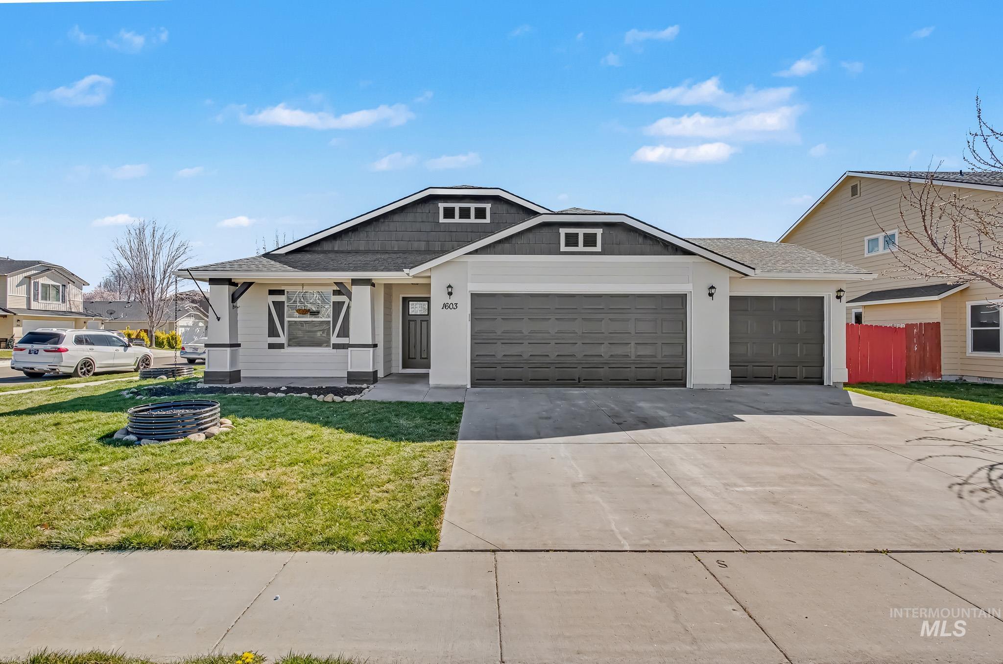 1603 W Tamarack Dr, Nampa, Idaho 83651, 3 Bedrooms, 2 Bathrooms, Residential For Sale, Price $419,999, 98979801