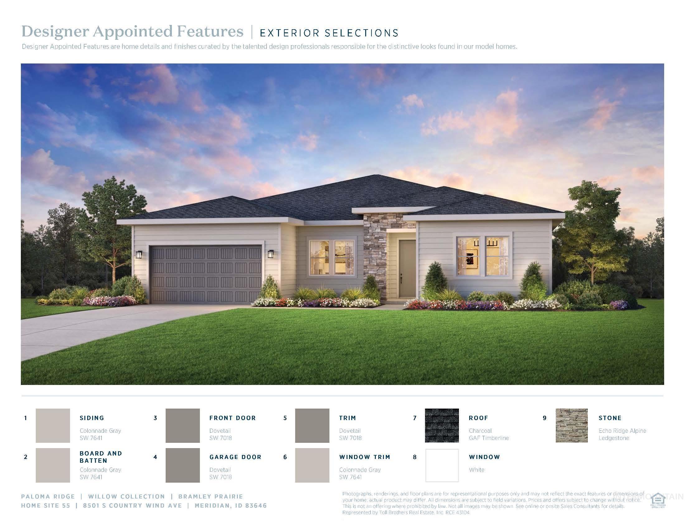 8501 S Country Wind Ave, Meridian, Idaho 83642, 4 Bedrooms, 3 Bathrooms, Residential For Sale, Price $649,000, 98979871