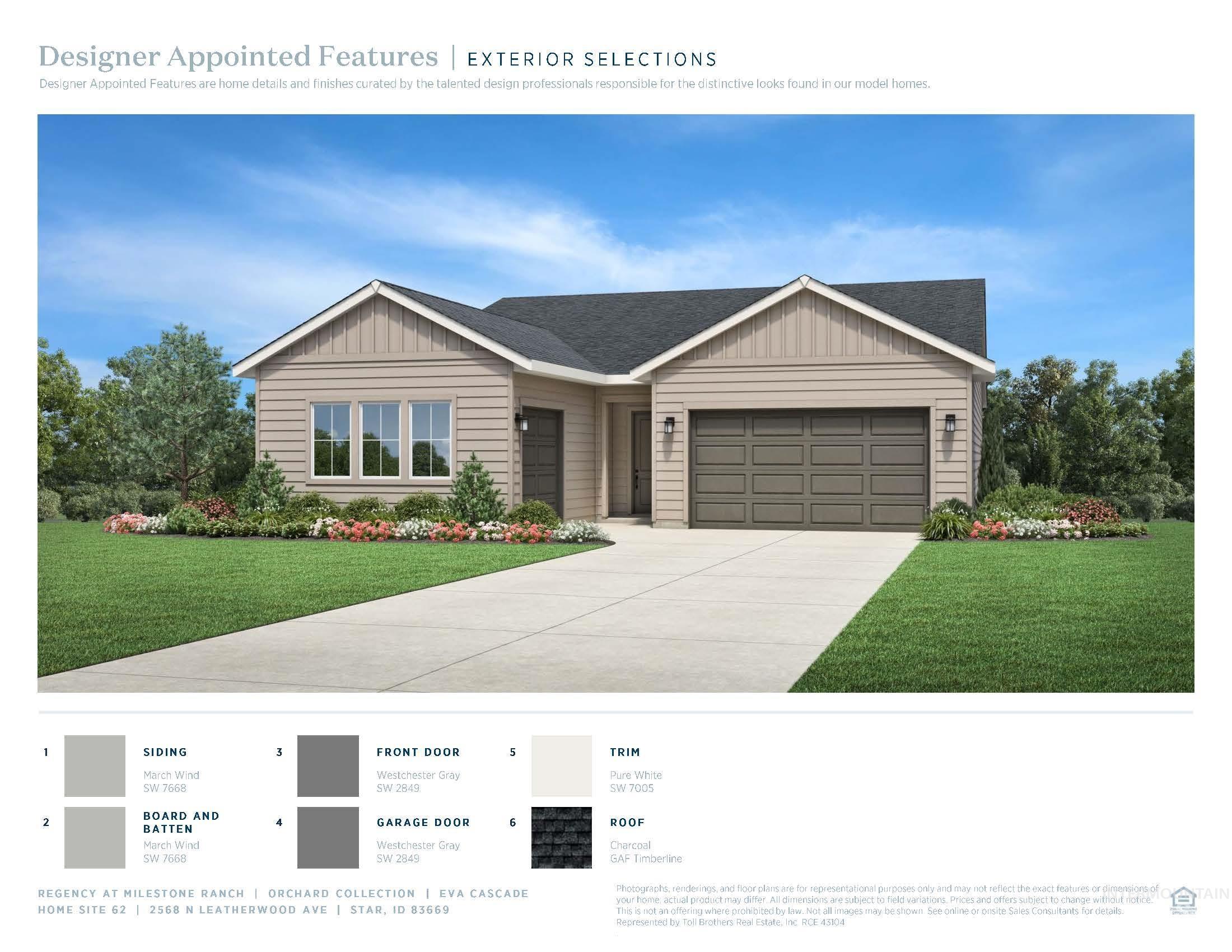 2568 N Leatherwood Ave, Star, Idaho 83669, 3 Bedrooms, 3 Bathrooms, Residential For Sale, Price $644,000,MLS 98979875